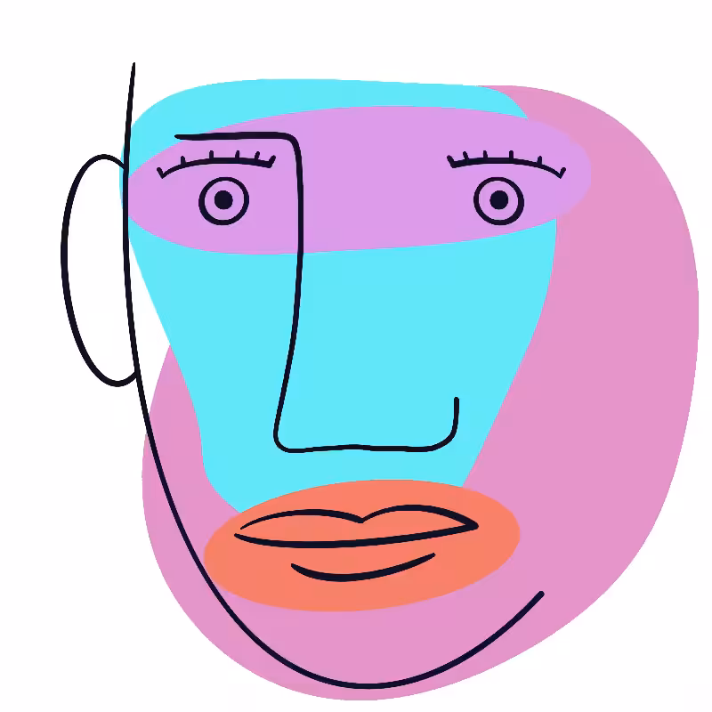 Contour Faces #6