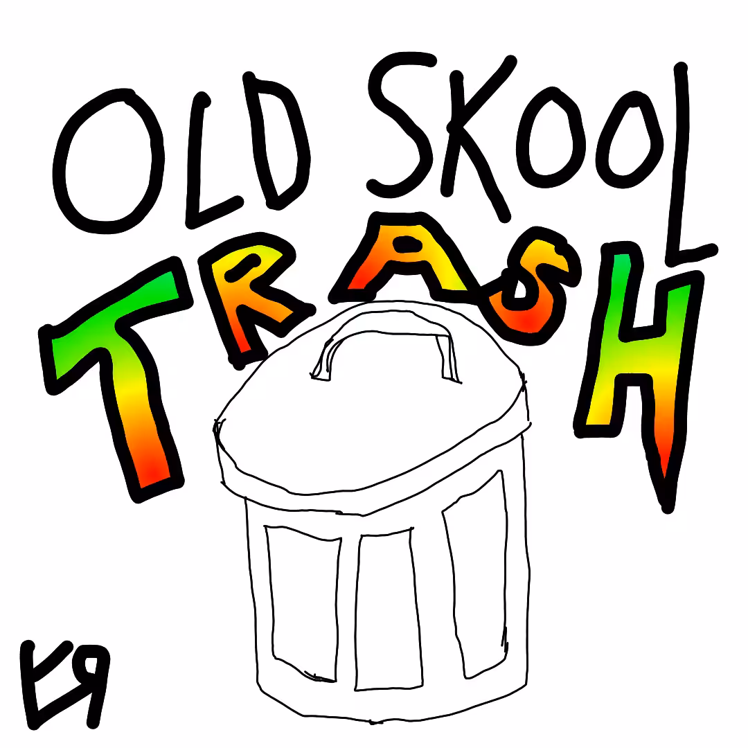 Post-Apocalypse ARTZ: "Old Skool Trash" by Richard F. Yates (Holy Fool)