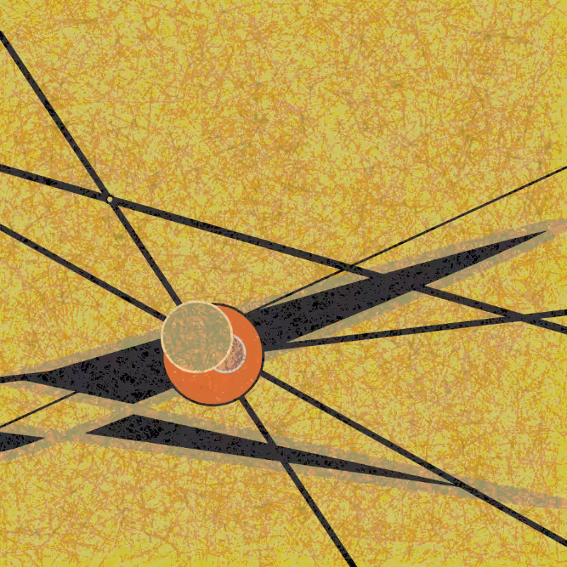 Midcentury Modern Martian Clock #18