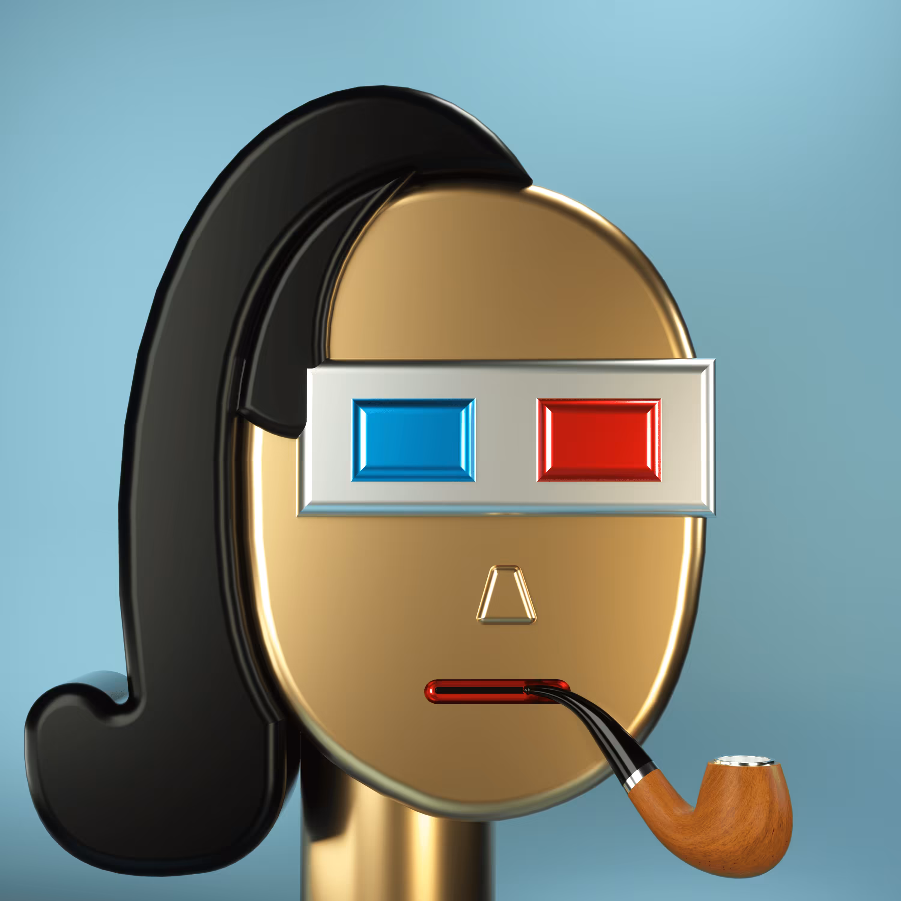 3D Chrome Punk #0714