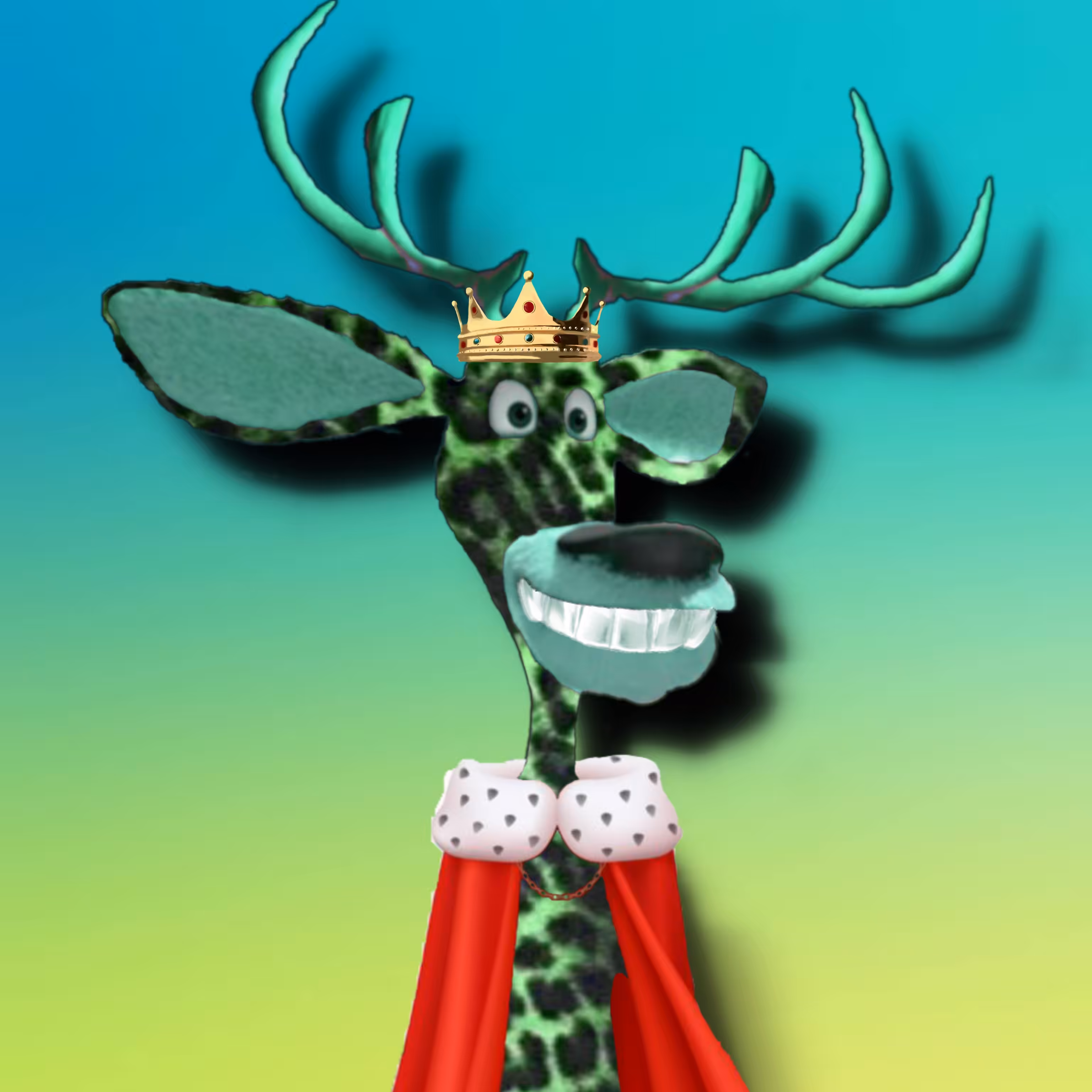 Flying deers: #6 deers 