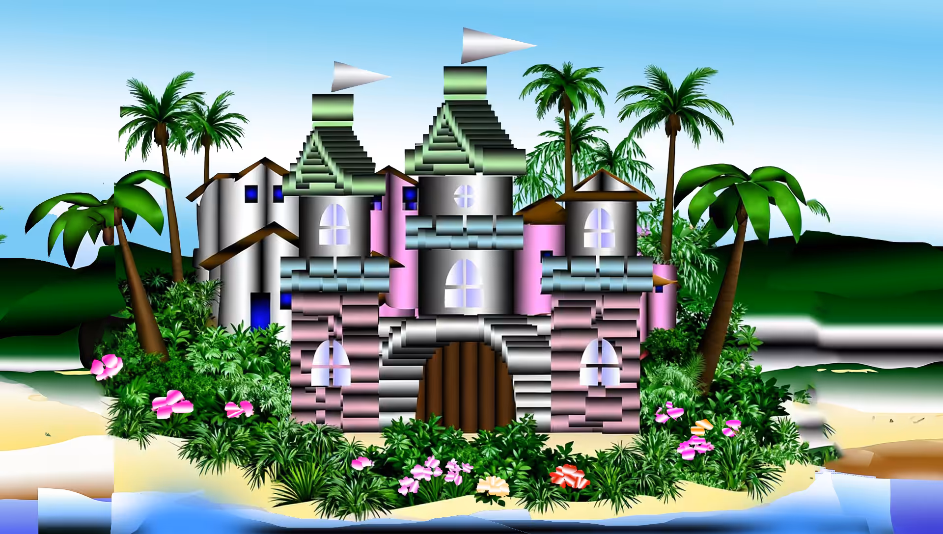 en islas: castillo arena