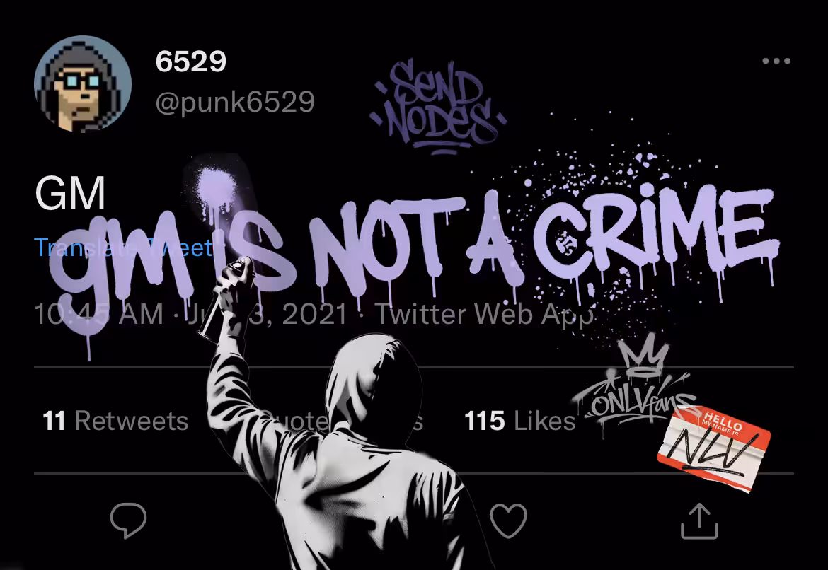 Regenaissance Editions: gm is NOT a crime