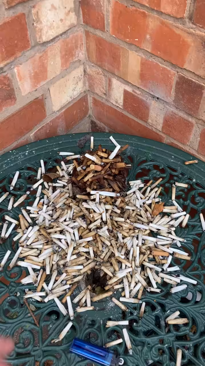 Fistful of cigarettes 