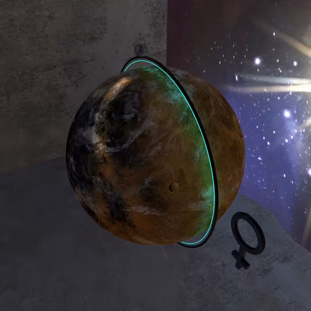 Love or the story of one planet that becomes two.