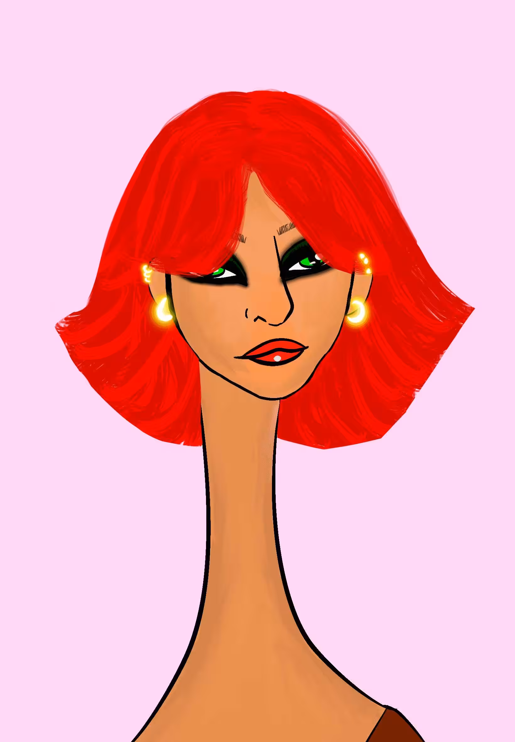 Long Neckie Ladies: Long Neckie Lady #3003