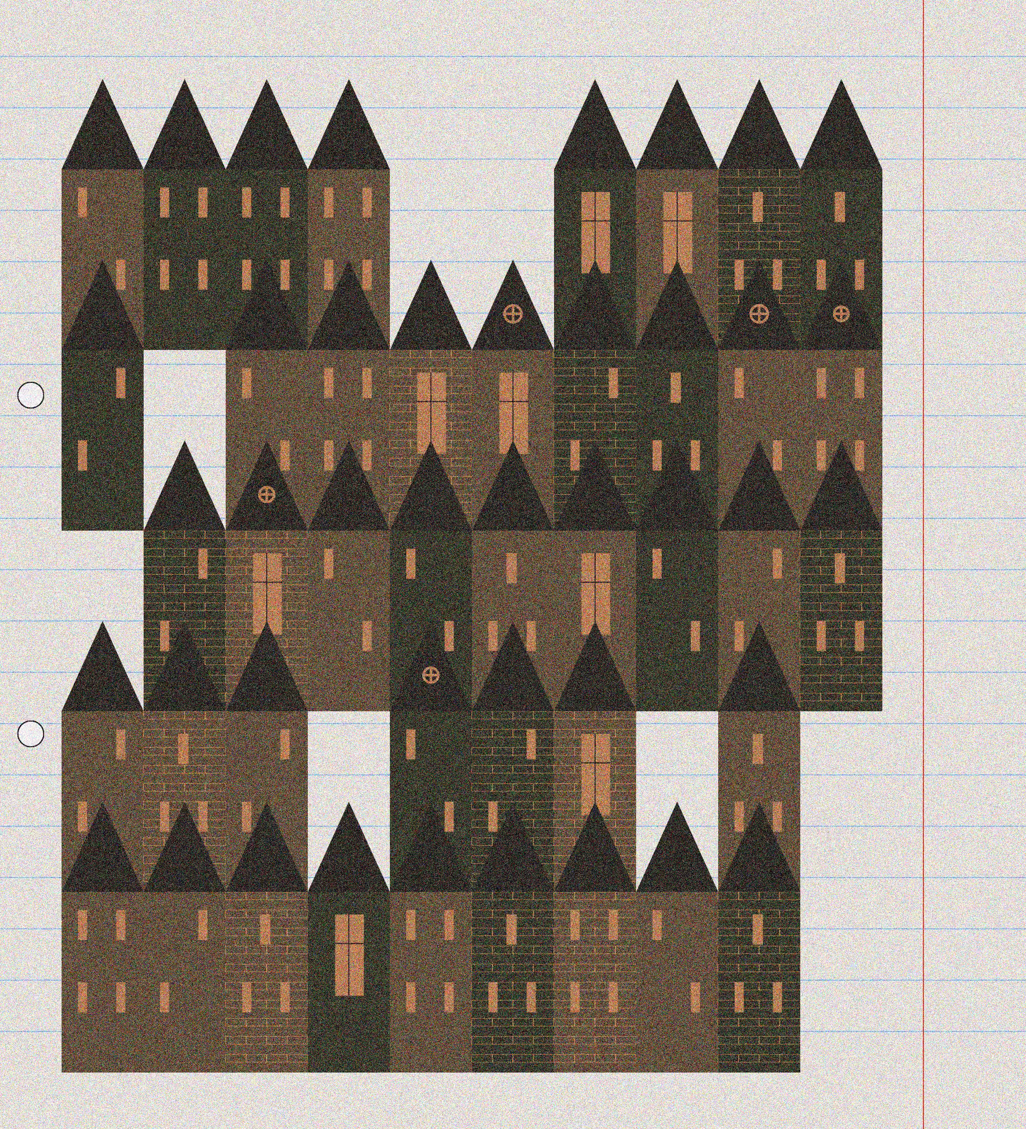 sketchbook page 7: neighbourhoods #48