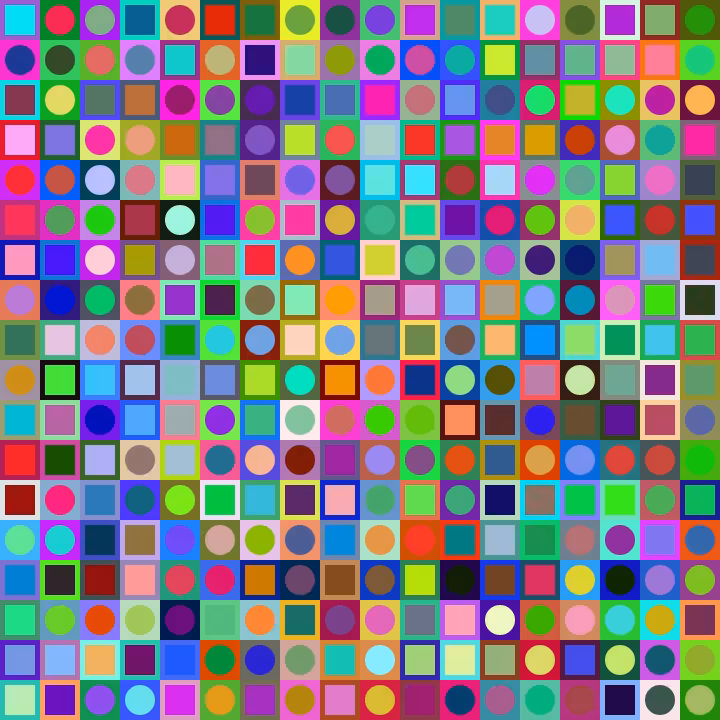 Square Dot Composition #278