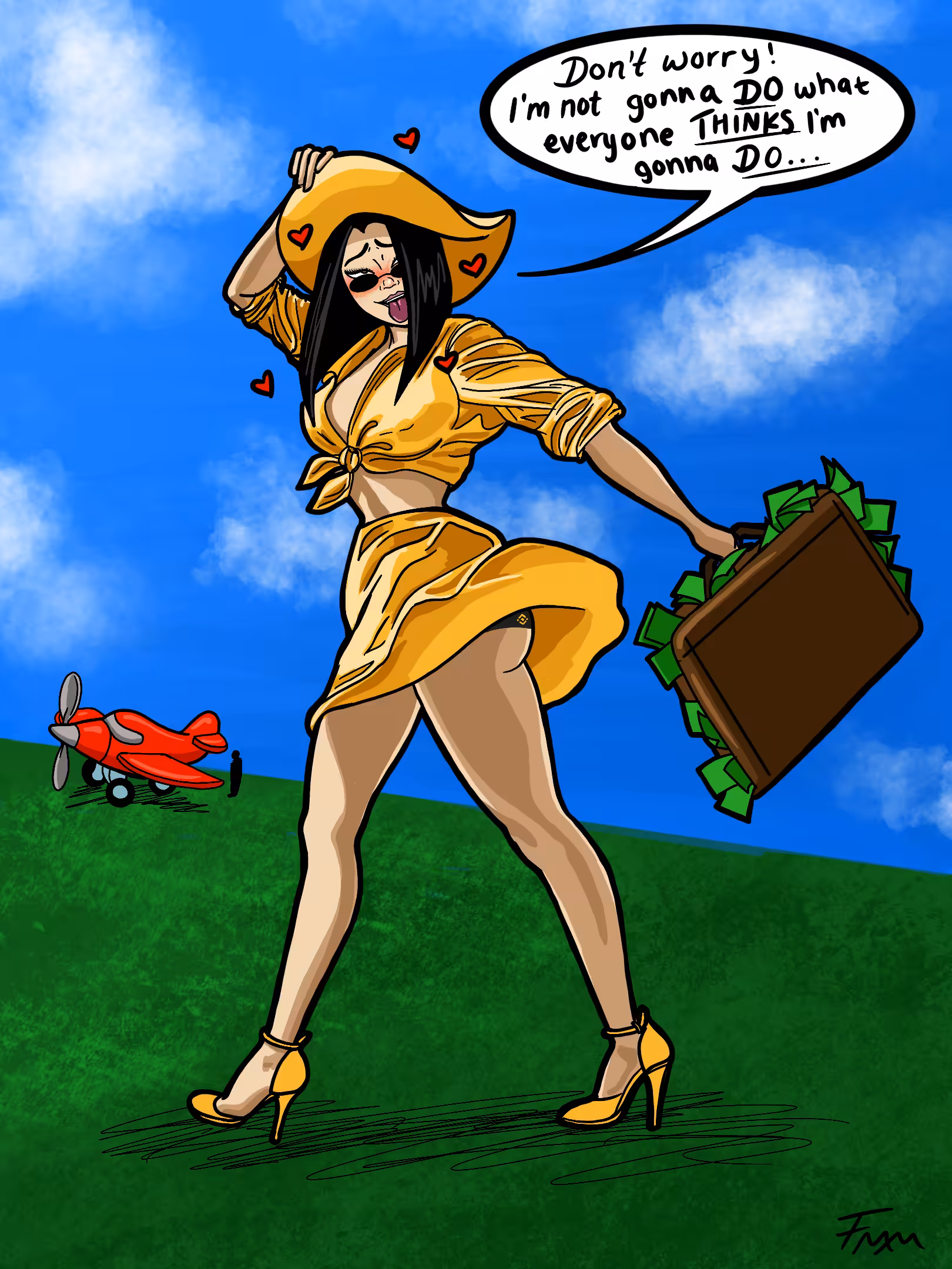 Slutty Meme Cards: Don't Worry! #1/10