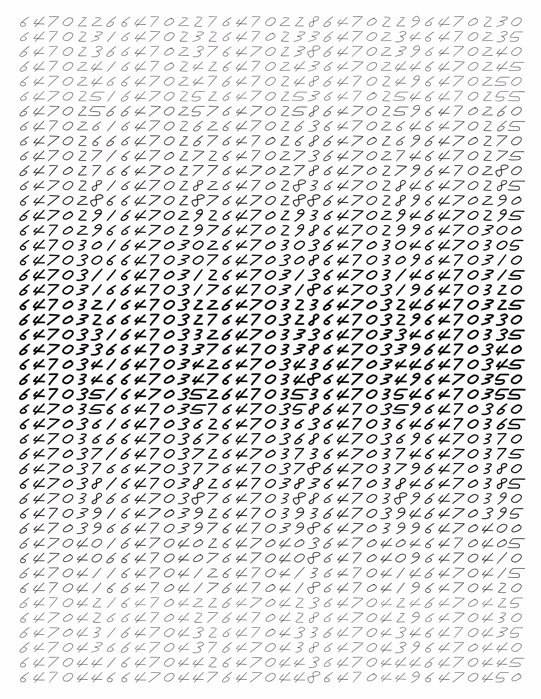 Endless (5,607,250 to Infinity) #2971