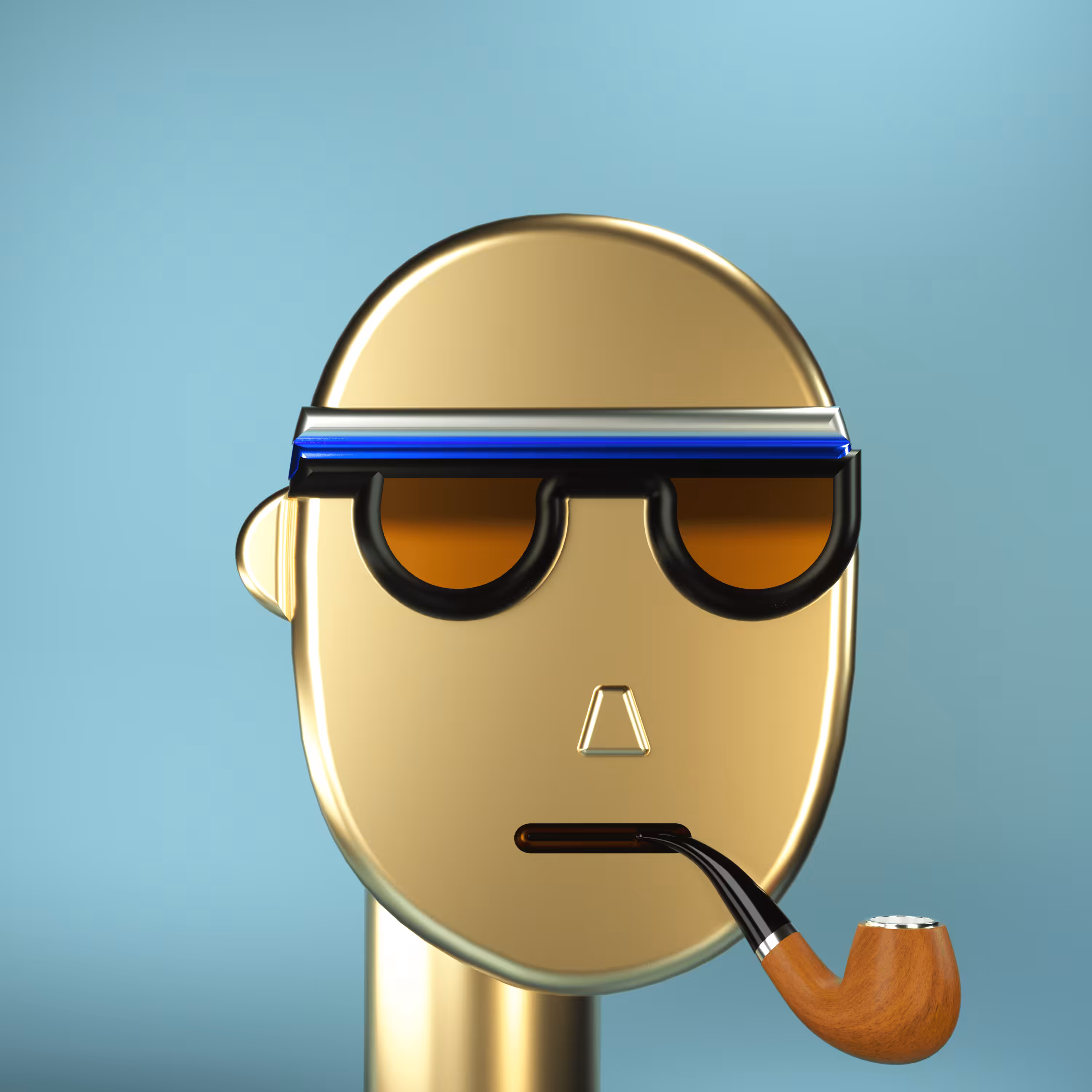3D Chrome Punks: 3D Chrome Punk #0677