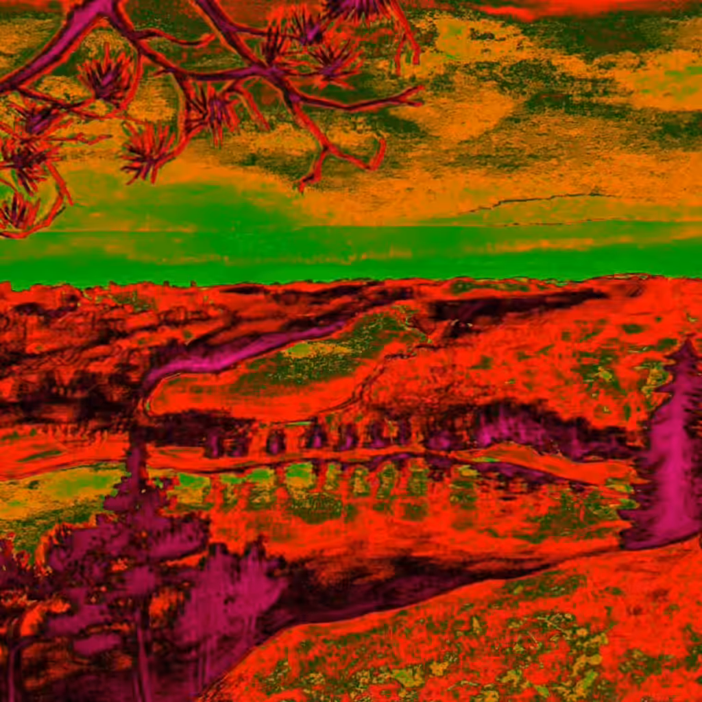 The Watercolor Corruption: Panoramic Perspective Glitch