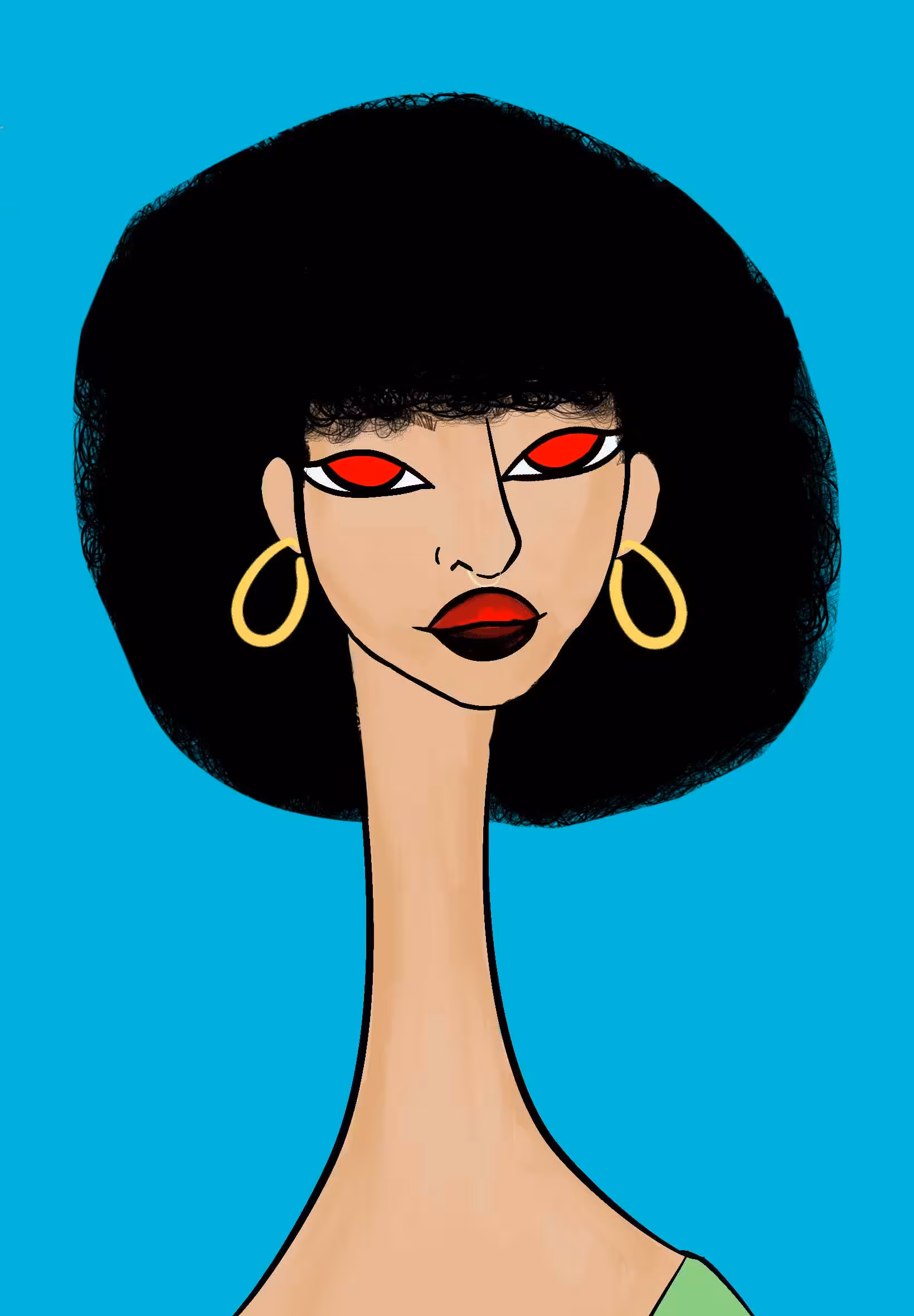 Long Neckie Ladies: Long Neckie Lady #2265