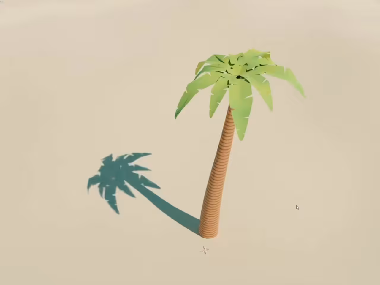 Procedural LowPoly Palm Tree