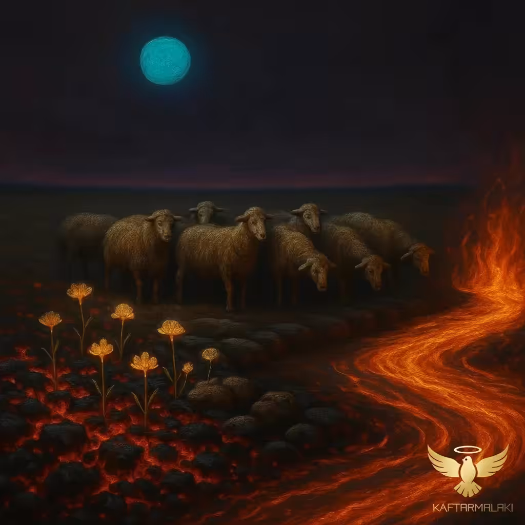 فارسی: شبِ گوسفندان و رودِ آتش  English: Night of the Sheep and the River of Fire