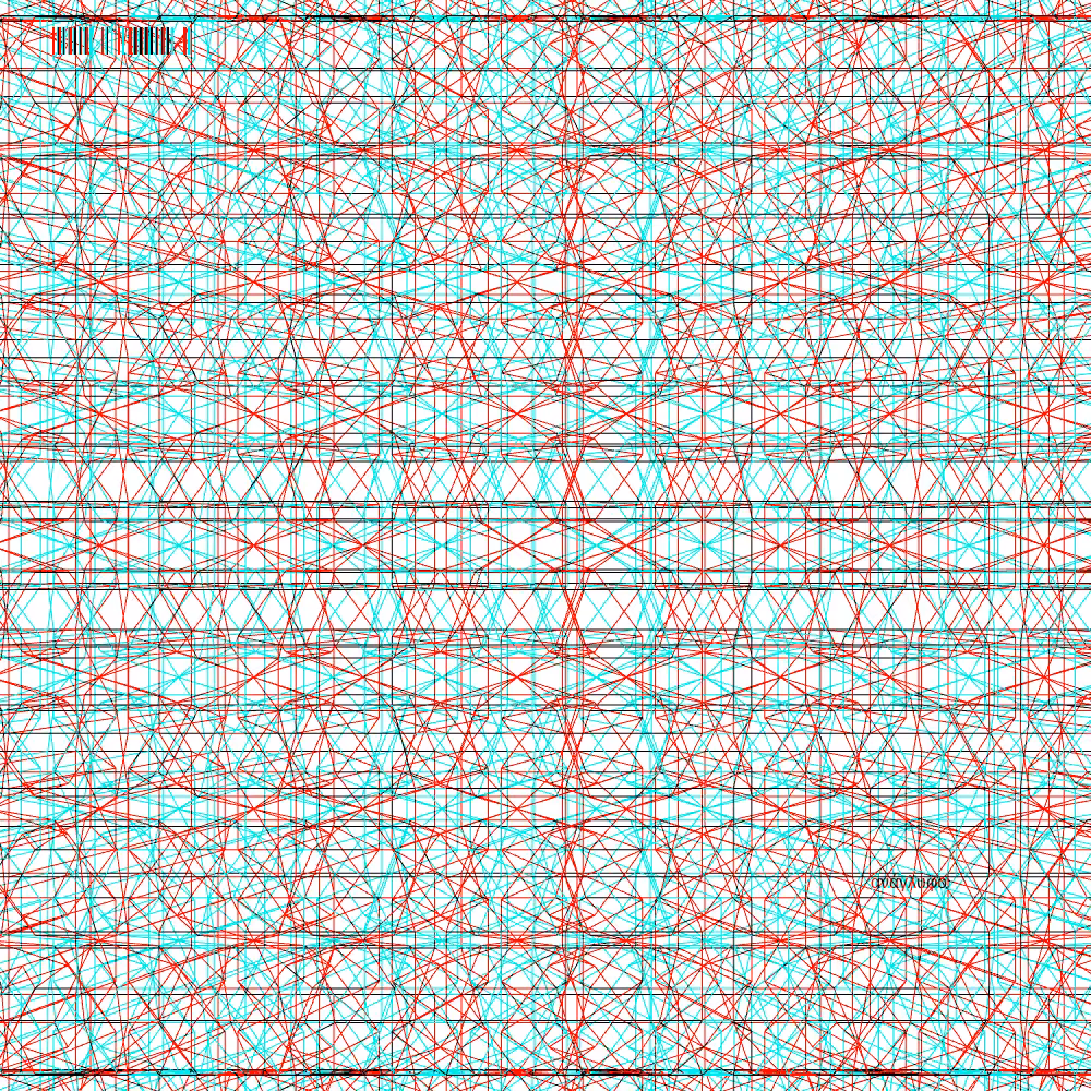 anaglyphic - delta pattern #9