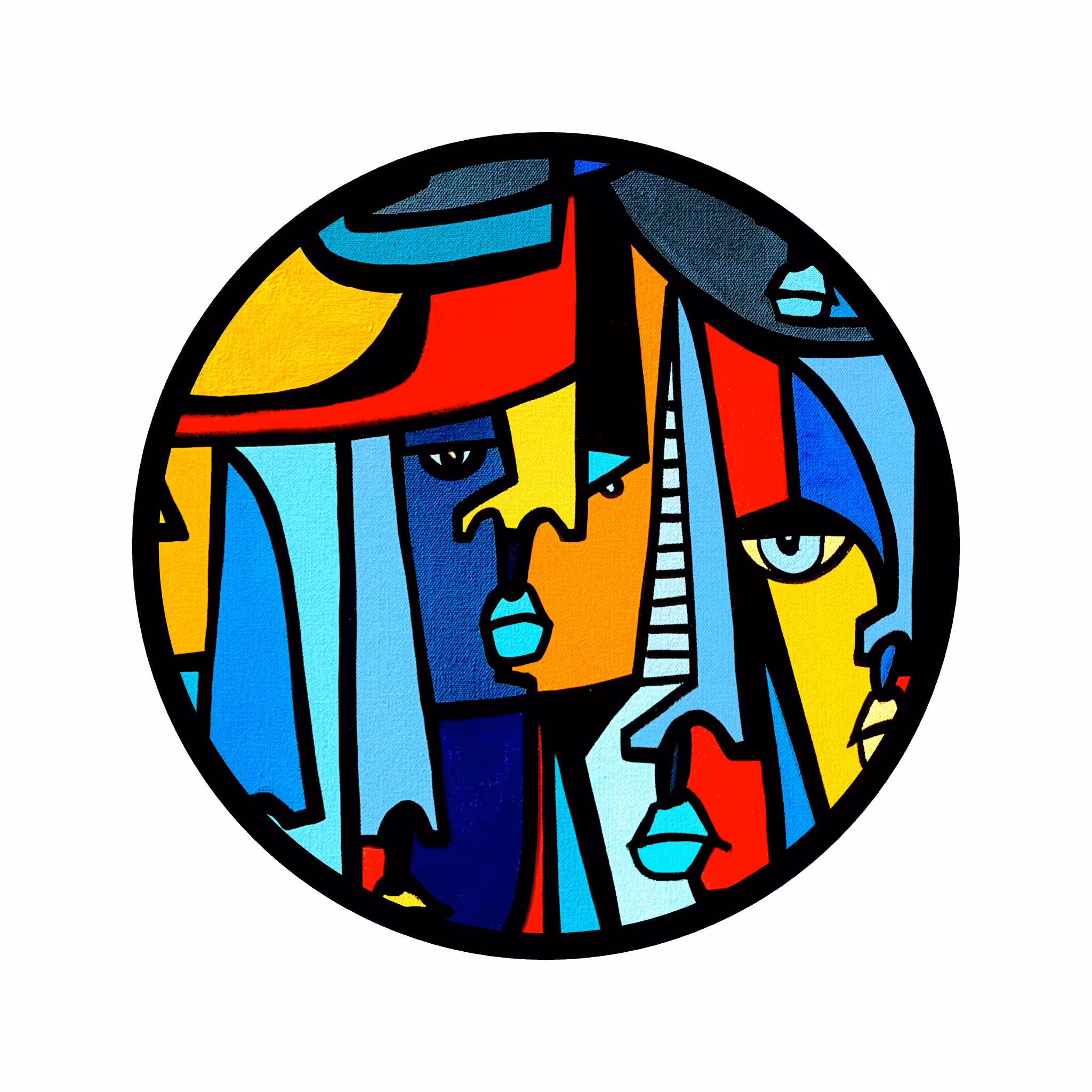 Cubist Circle 76