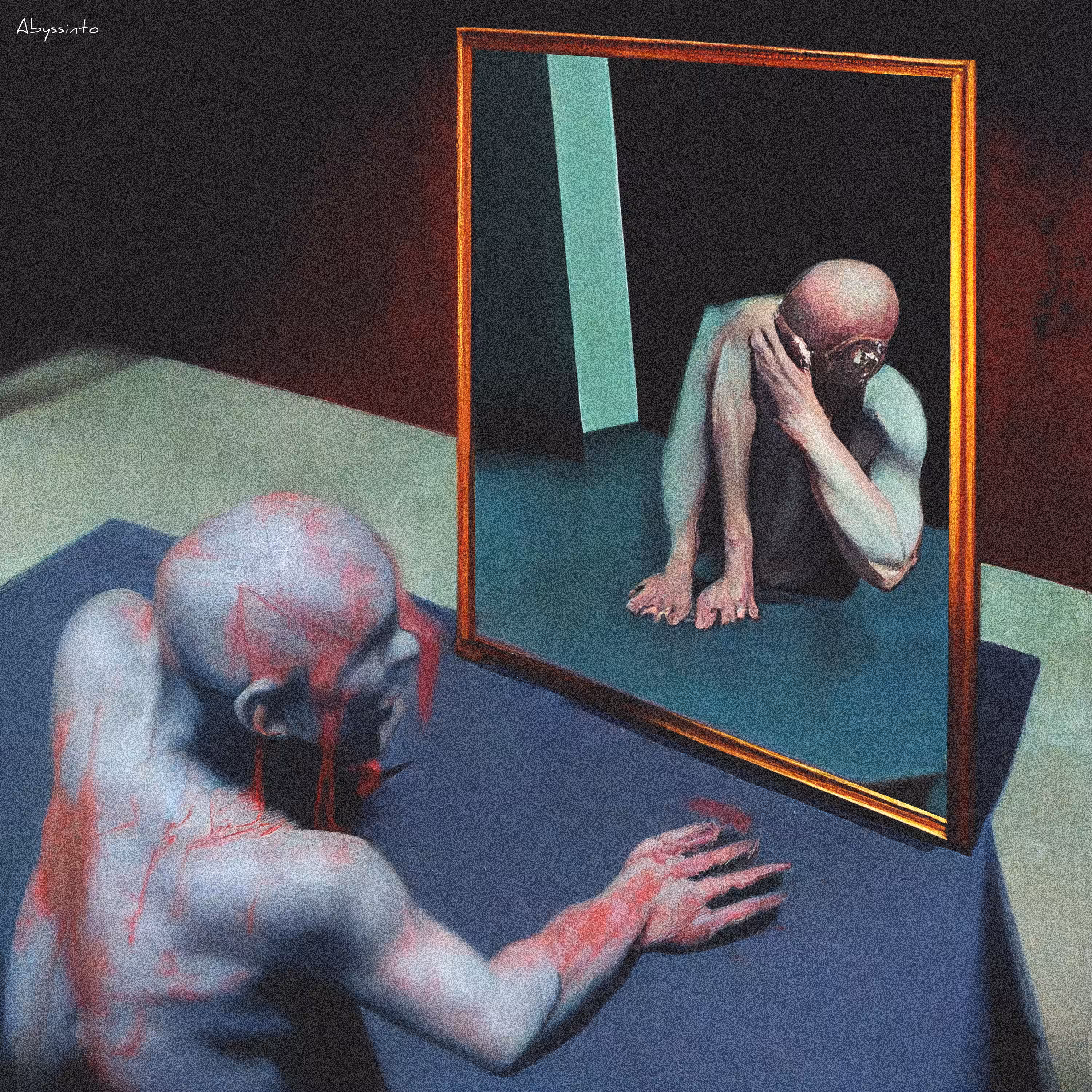 What do you see in the mirror ?