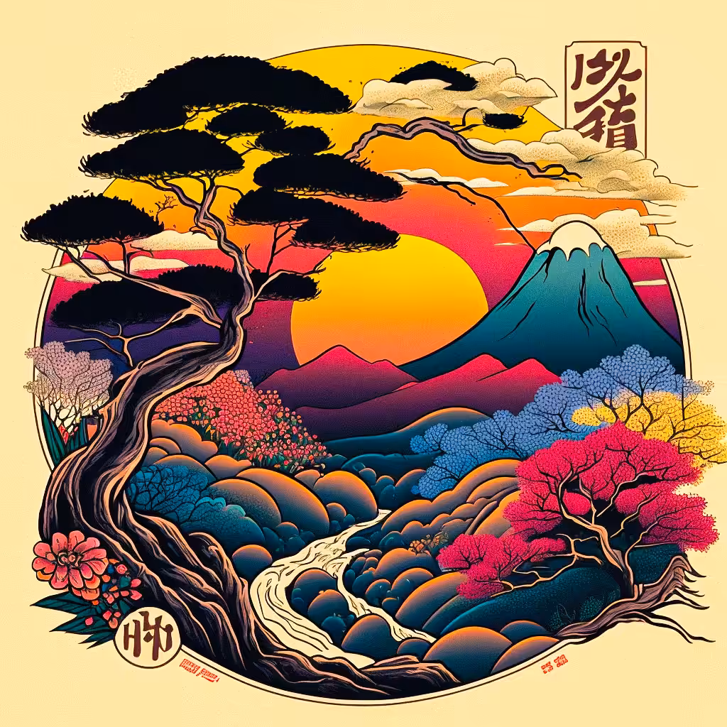 Ukiyo-e Japanese A.I : Saitama