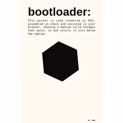 bootloader: selfie #65