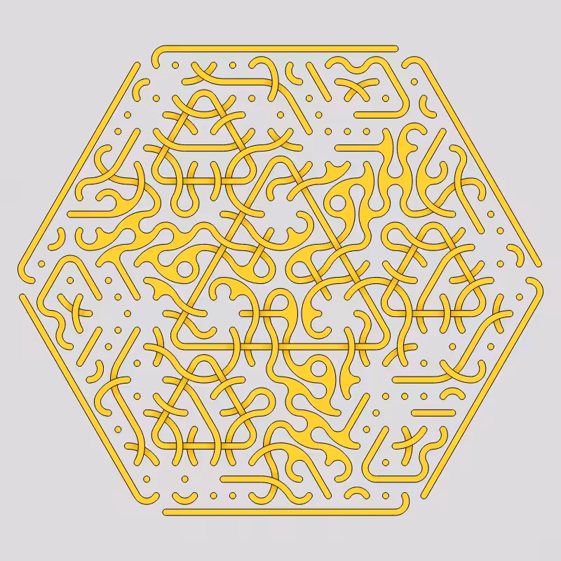 Truchet Threefold Symmetry #65