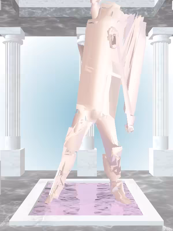 HeavenComputer: The Jazzy Peach Halo Man #7402