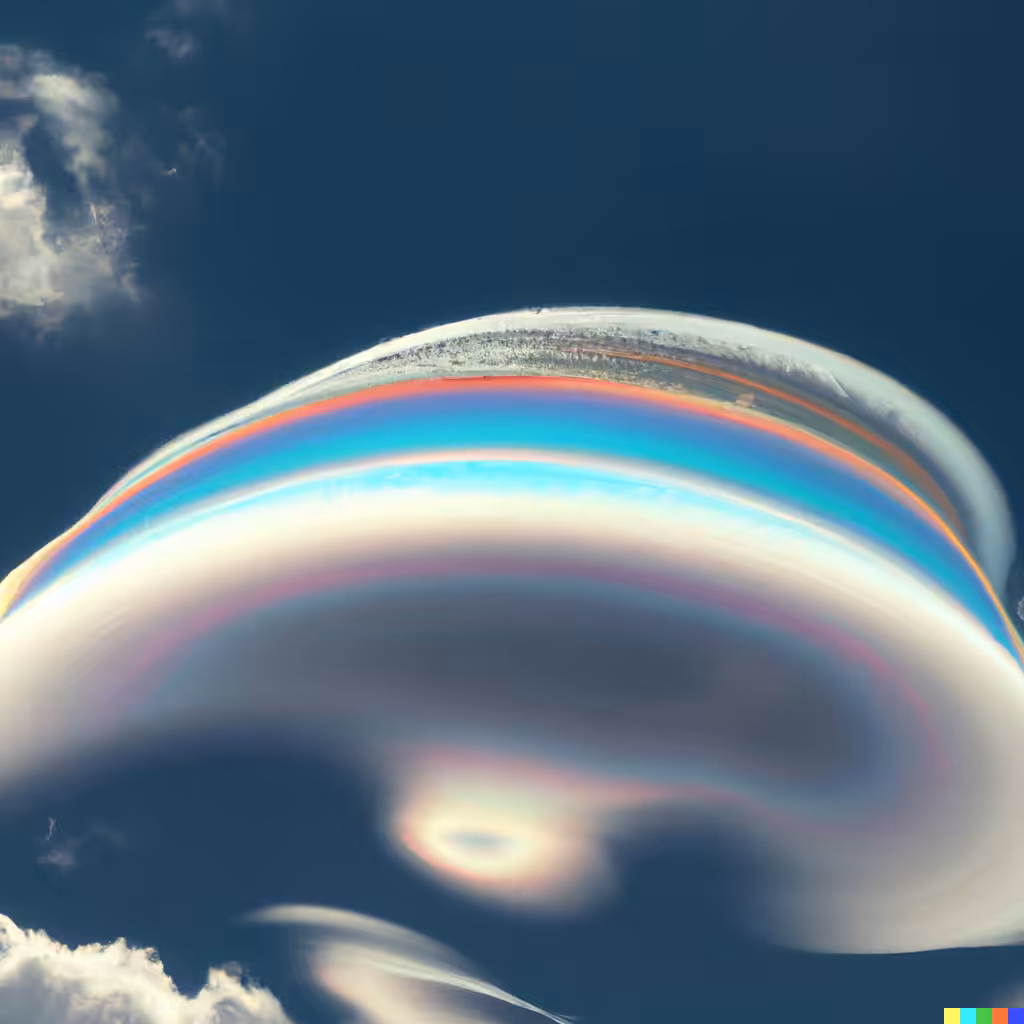 ☁️ 29 - a iridescent pileus scarf cloud