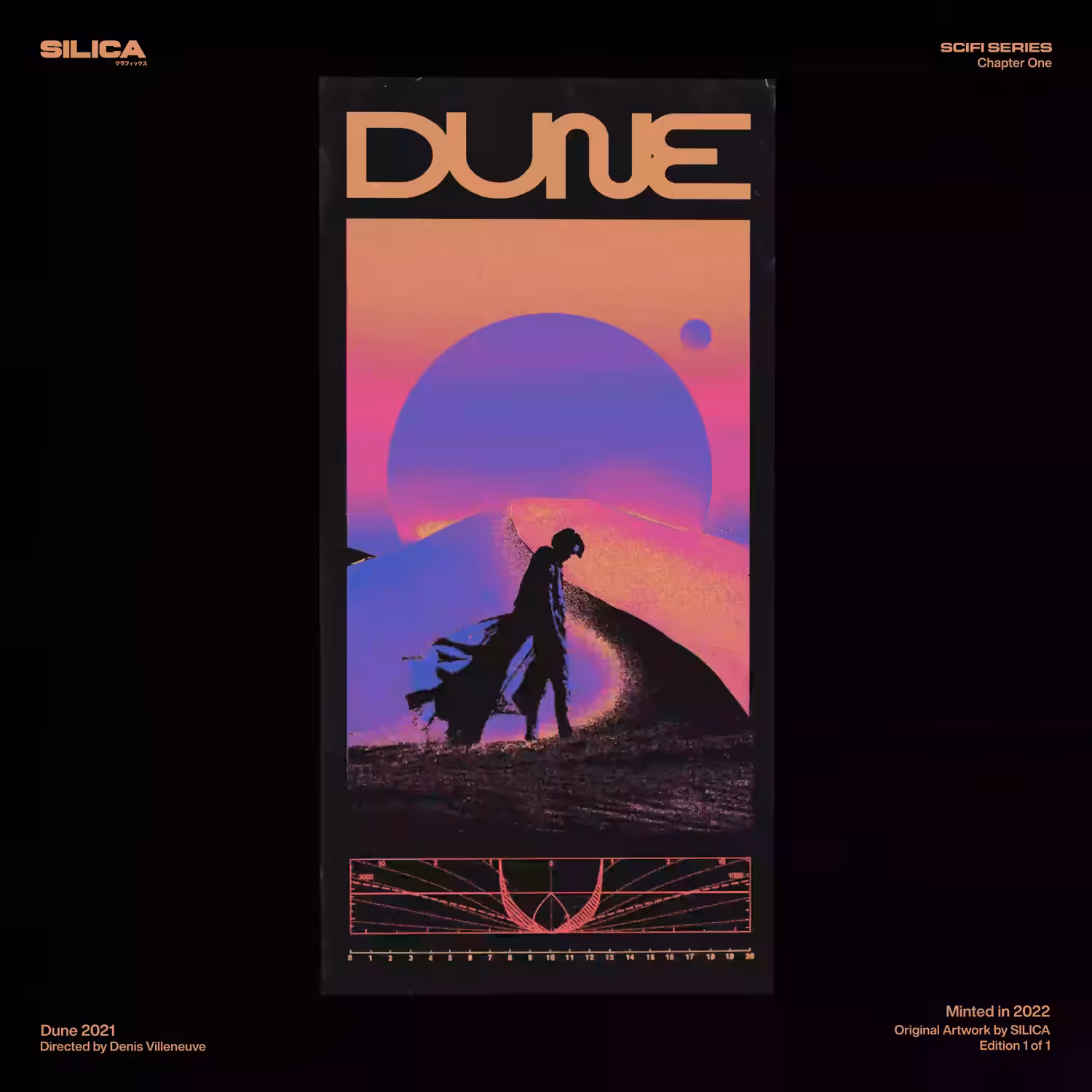 DUNE (NFT+SIGNED AND SLABBED ALUMINIUM PRINT)