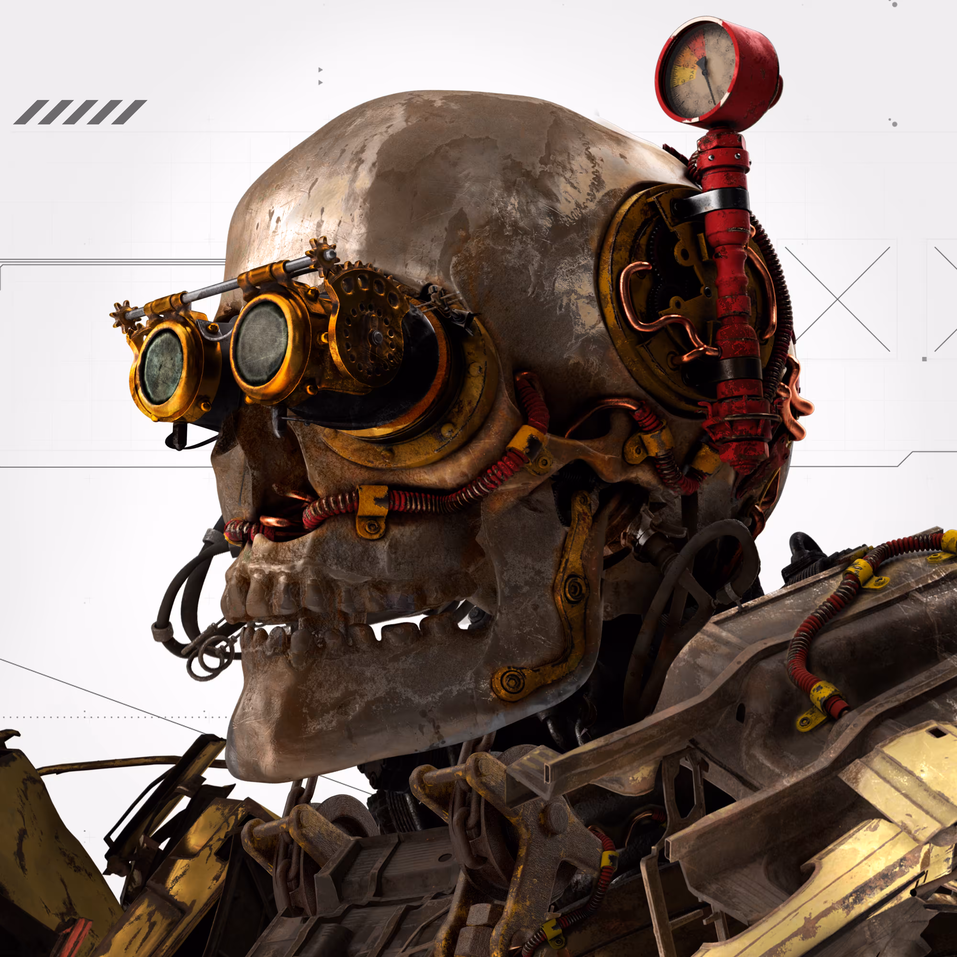 CYBER SKULL (STEAM) 伍號 No.5