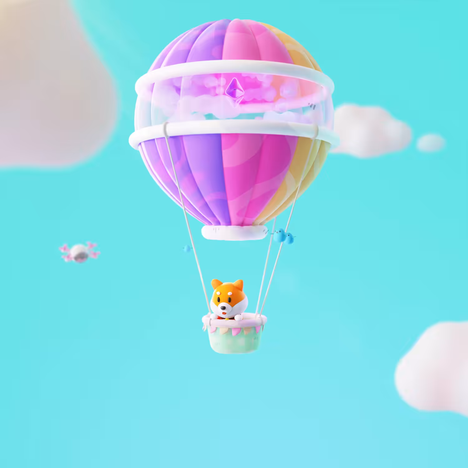 Fly with Doge #2 : Winged friends