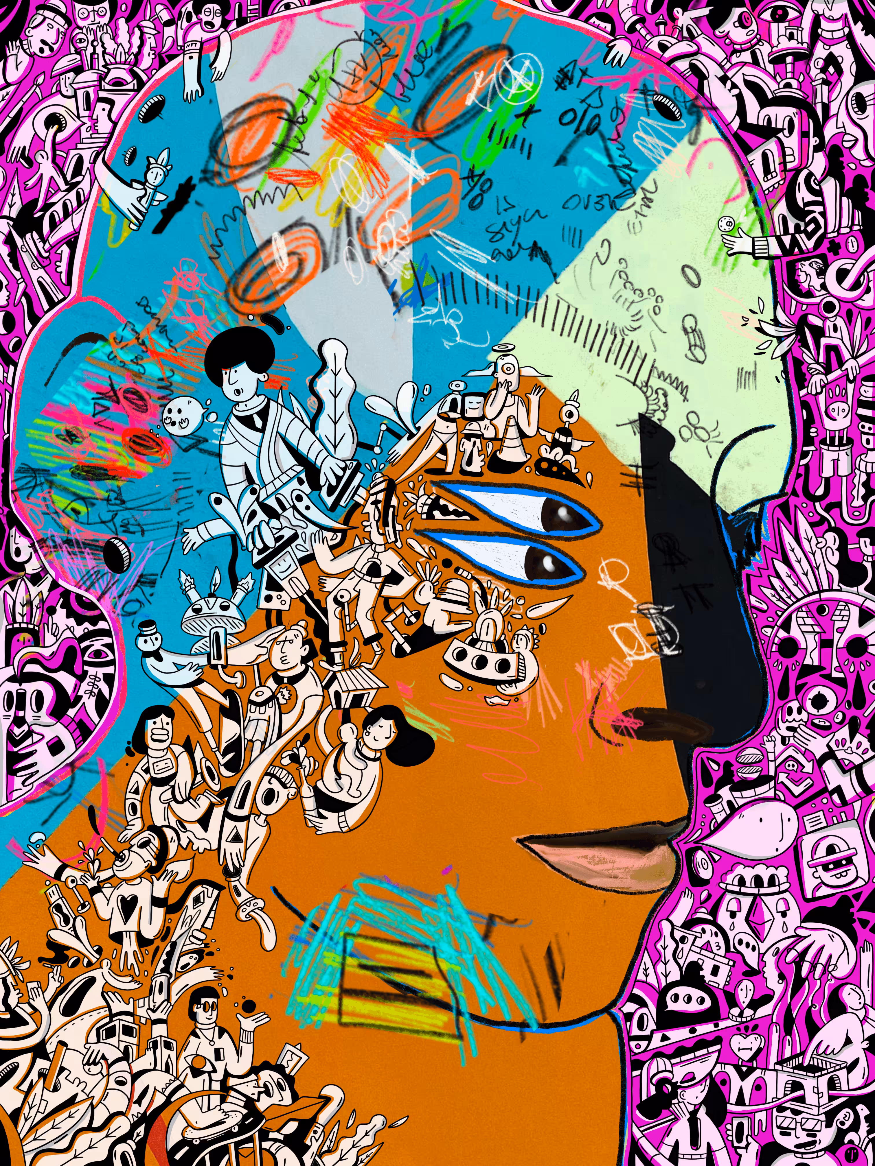 Chill CHAOS - 1/1 collab with Lele Gastini