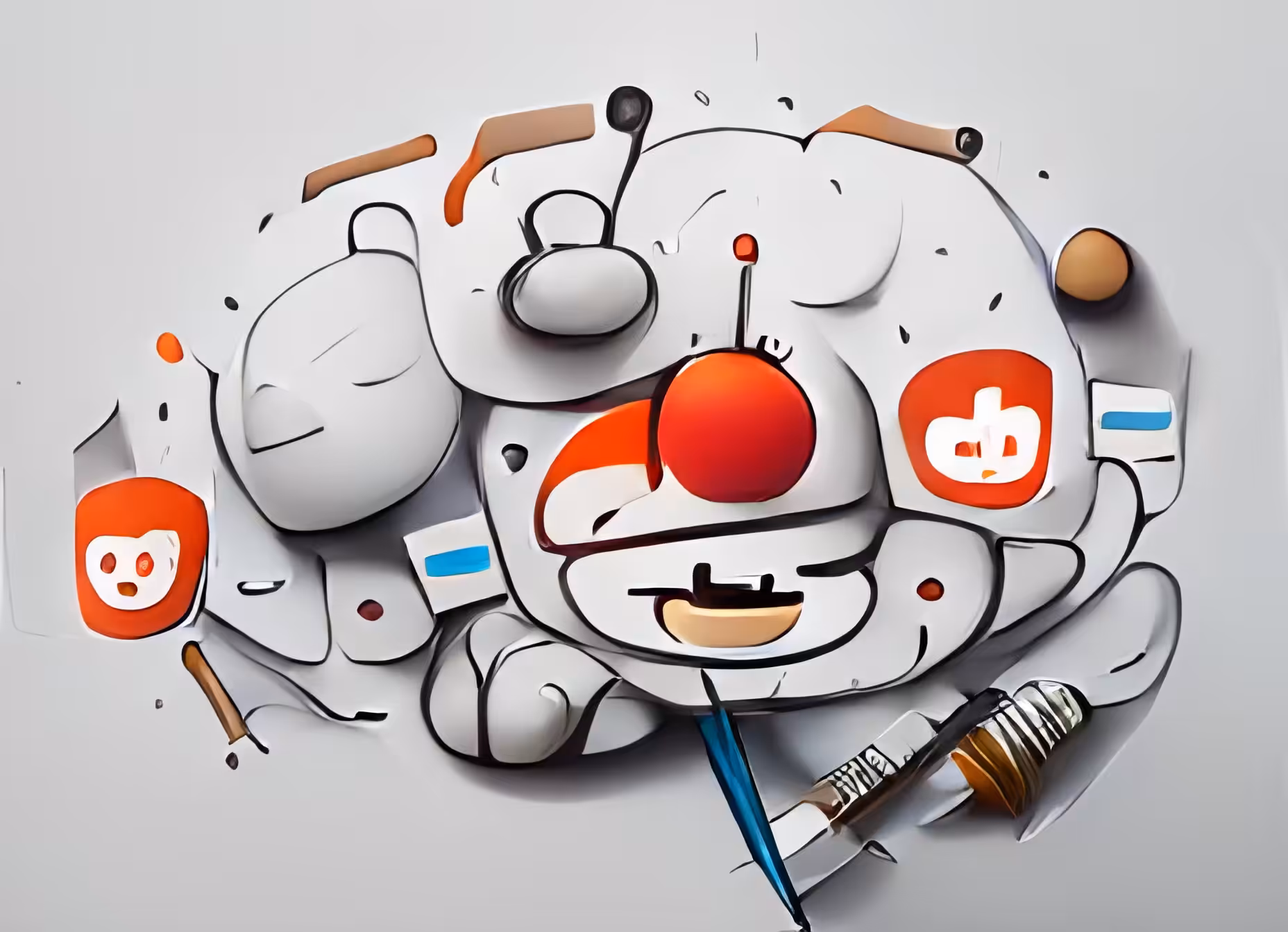 Alien Mascot Brain