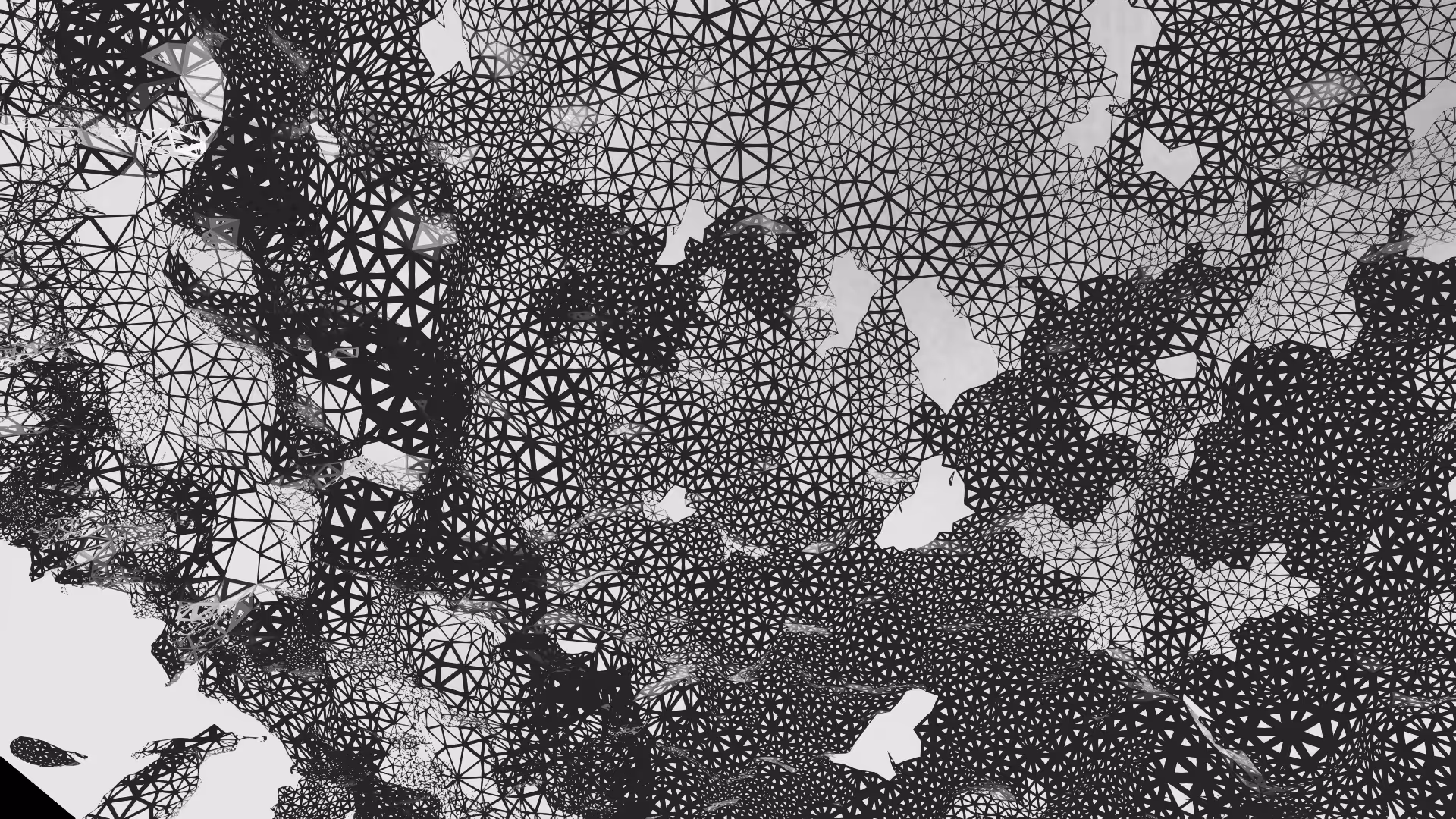 Generative Delauney landscape 3/5