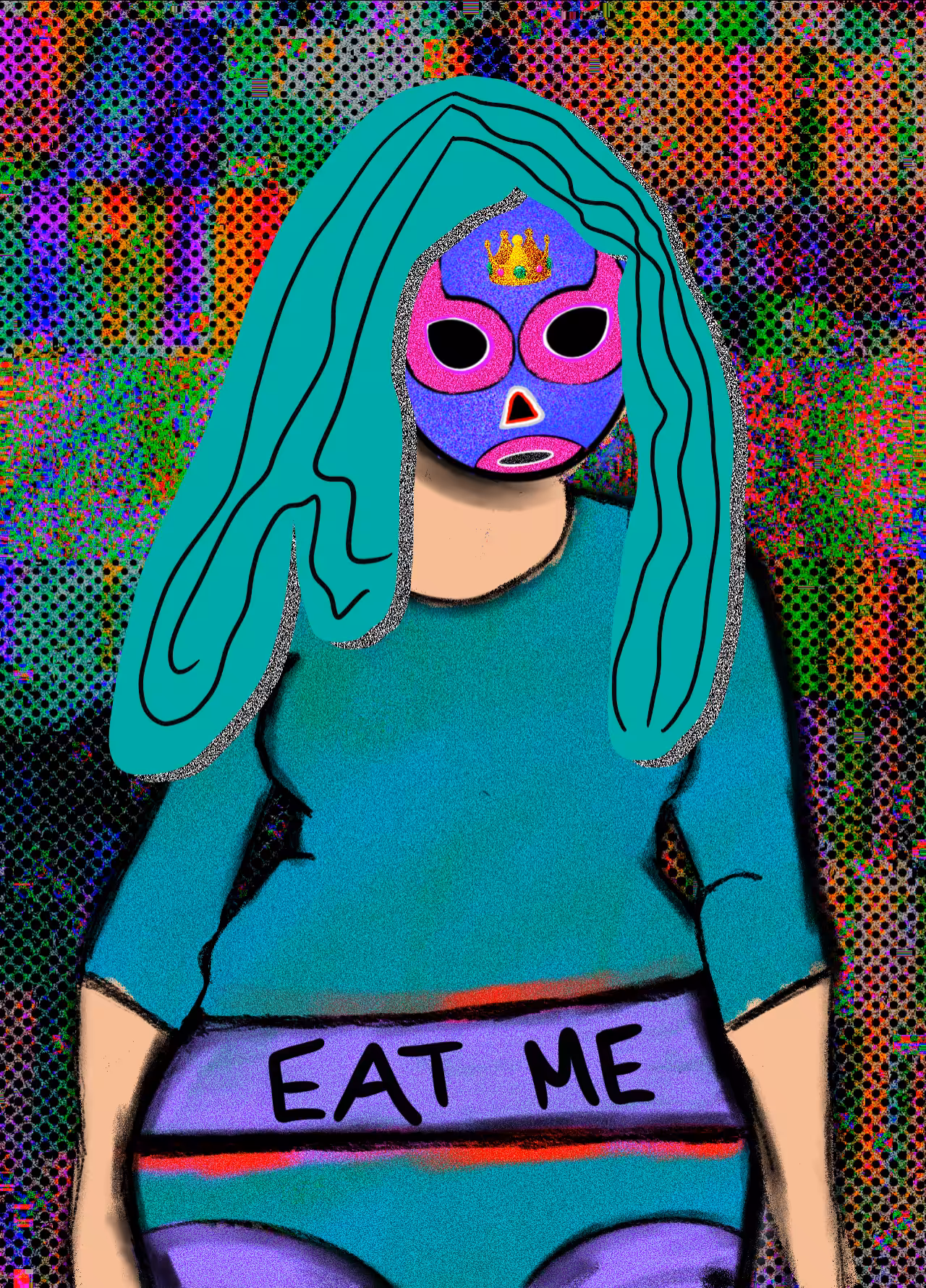 NFT luchadora #91