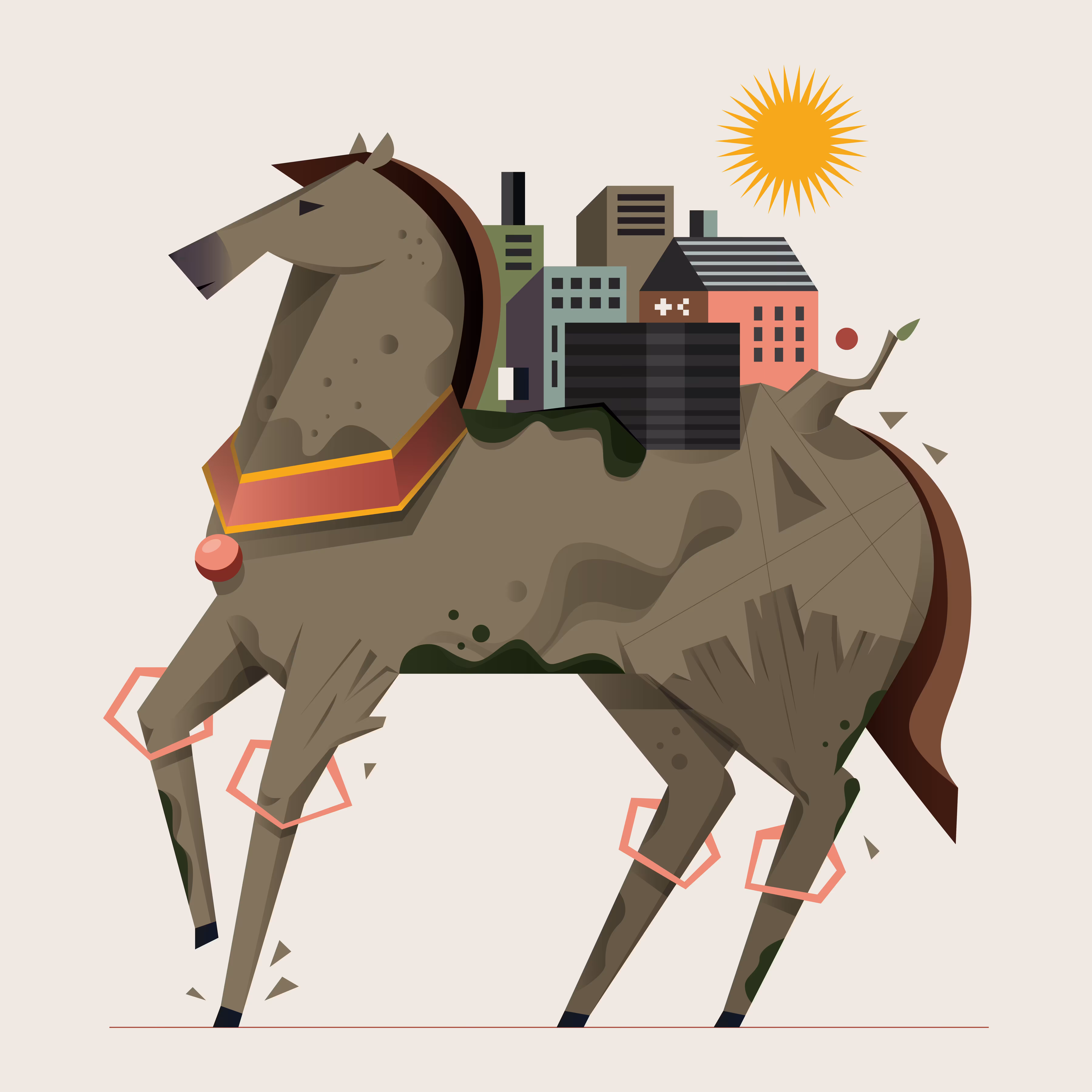 Wood Horse
