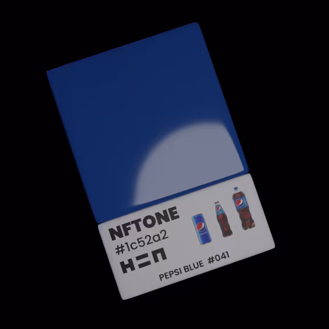 NFTONE - Pepsi Blue - #041 - H=N Mixable Swatch Collection