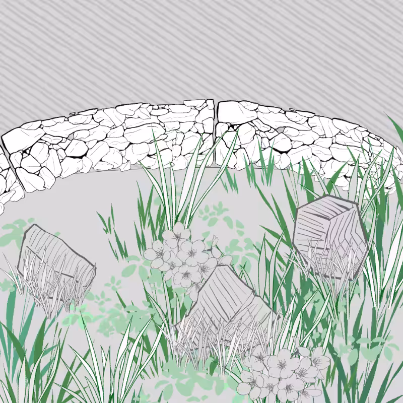 Wild Grass and Rubble #118