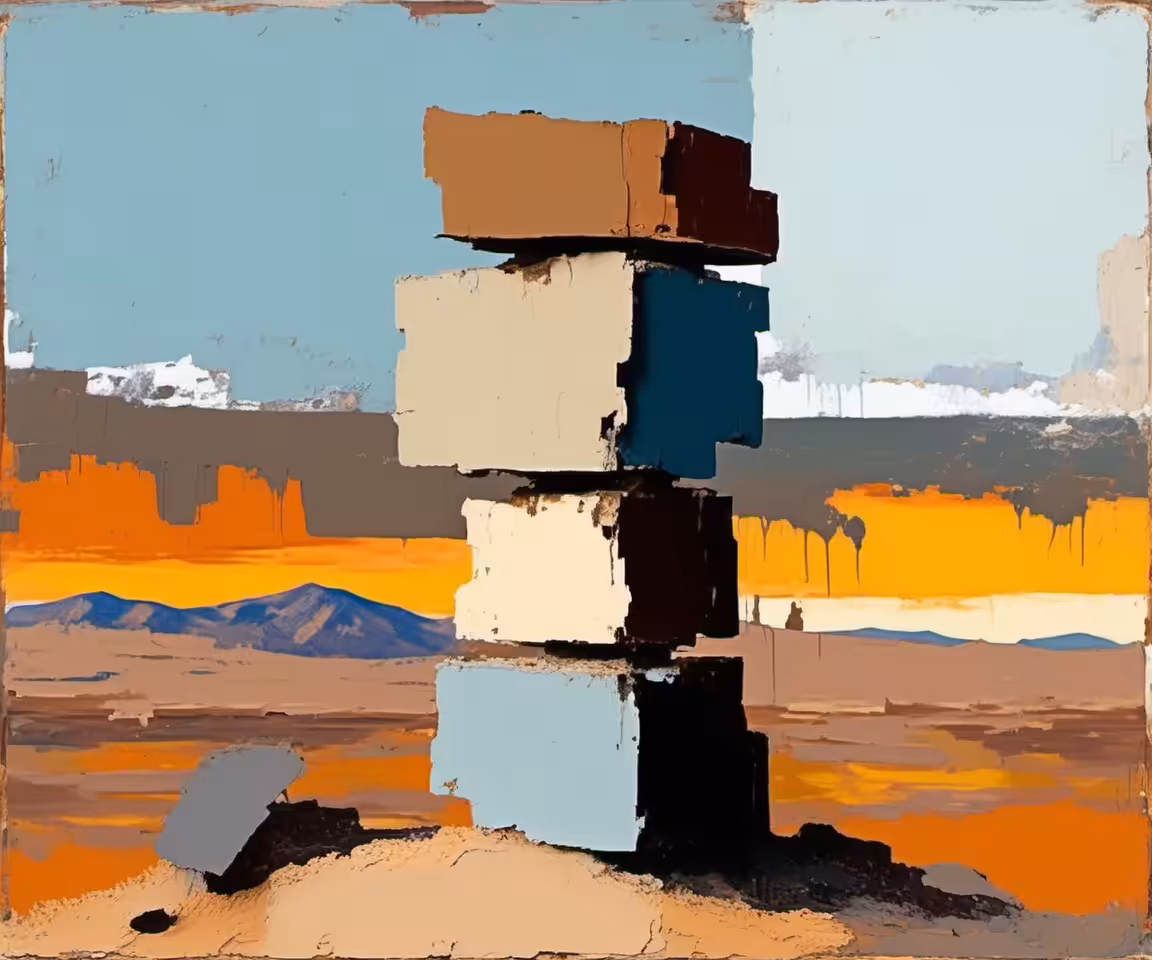 Painted Slabs #80