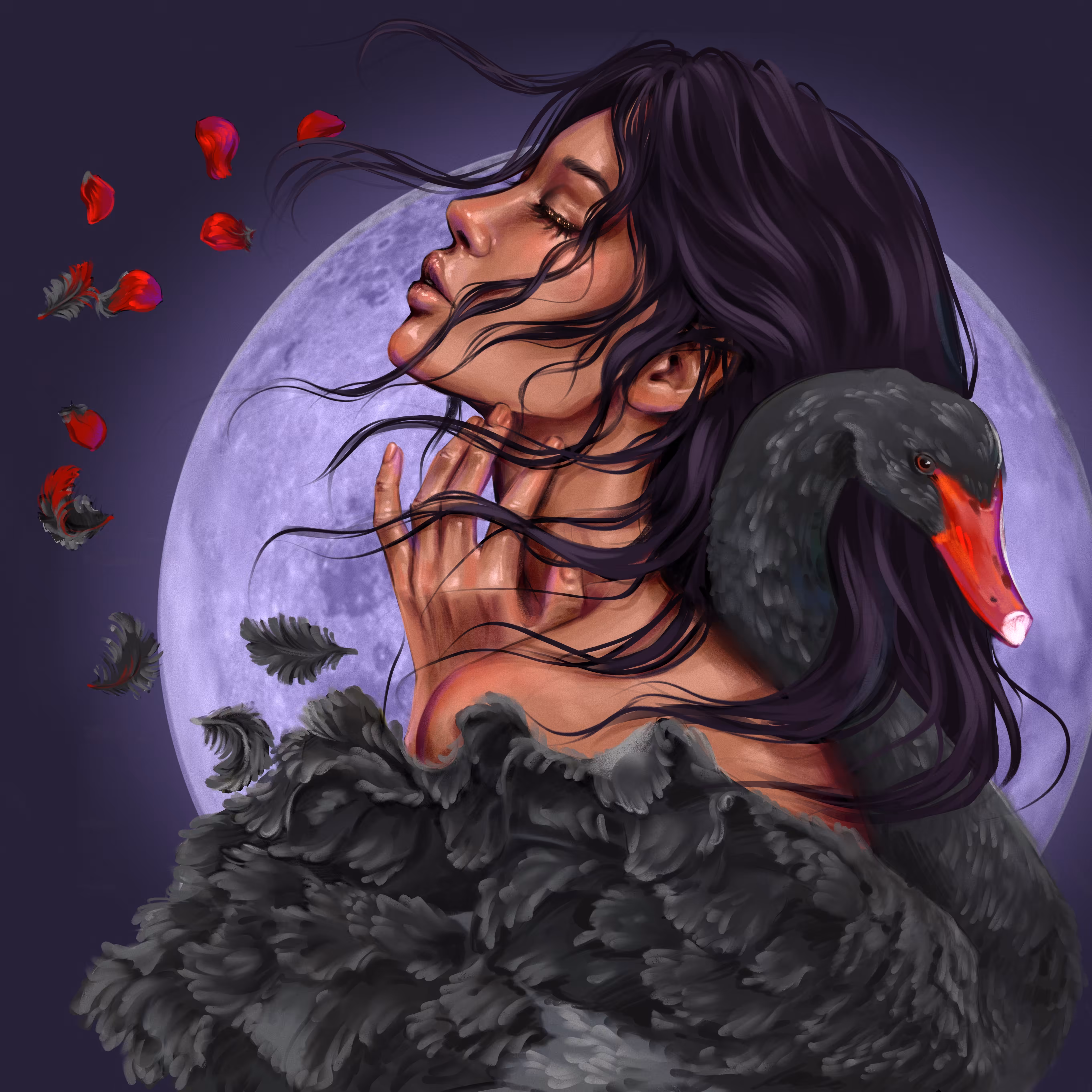 Moon Swan