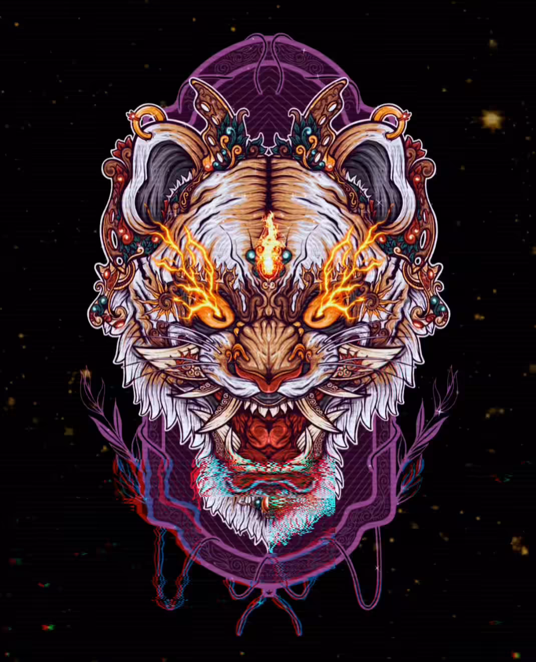 Javanese Tiger Glitch Version