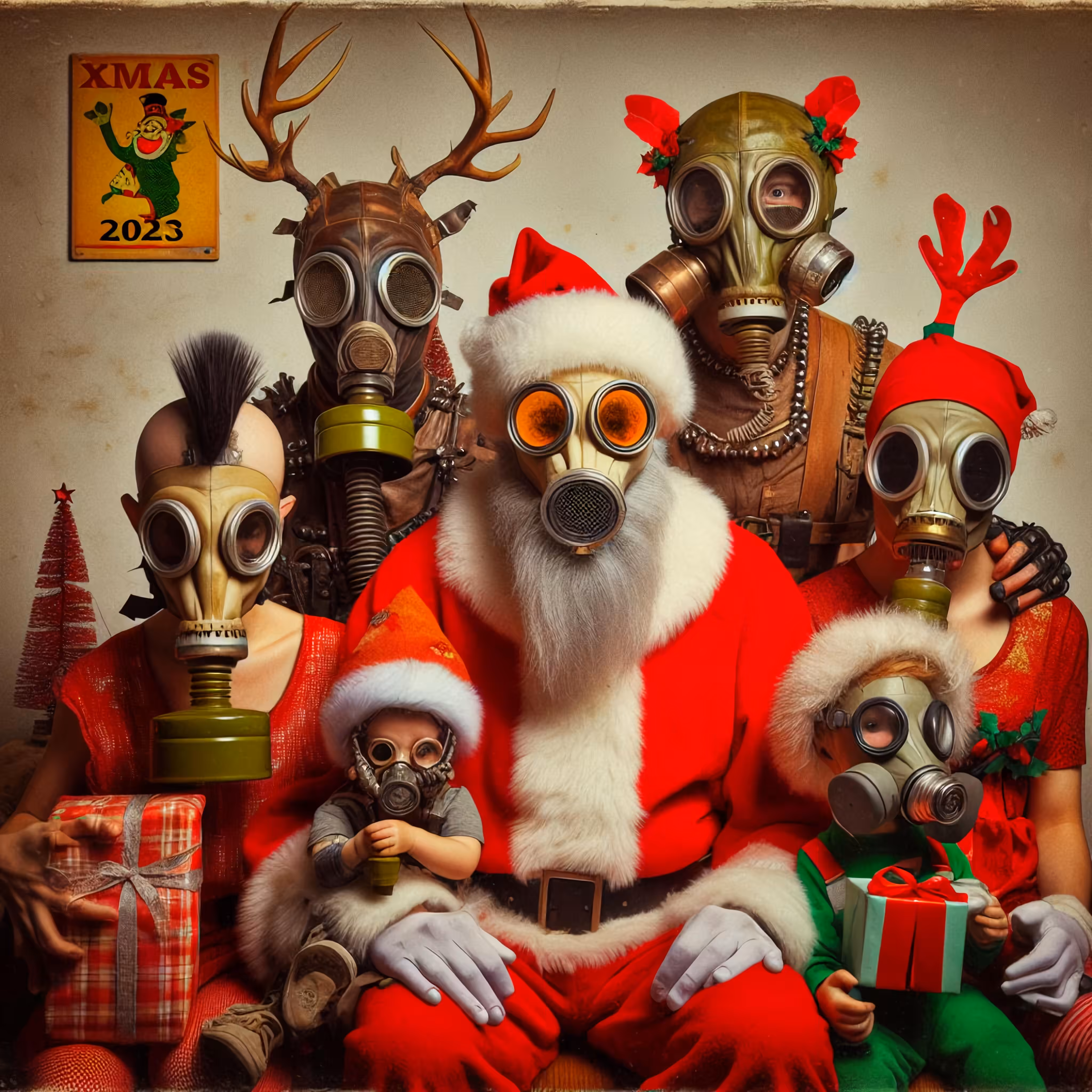 Merry Christmas Outrageous Cat 2023 