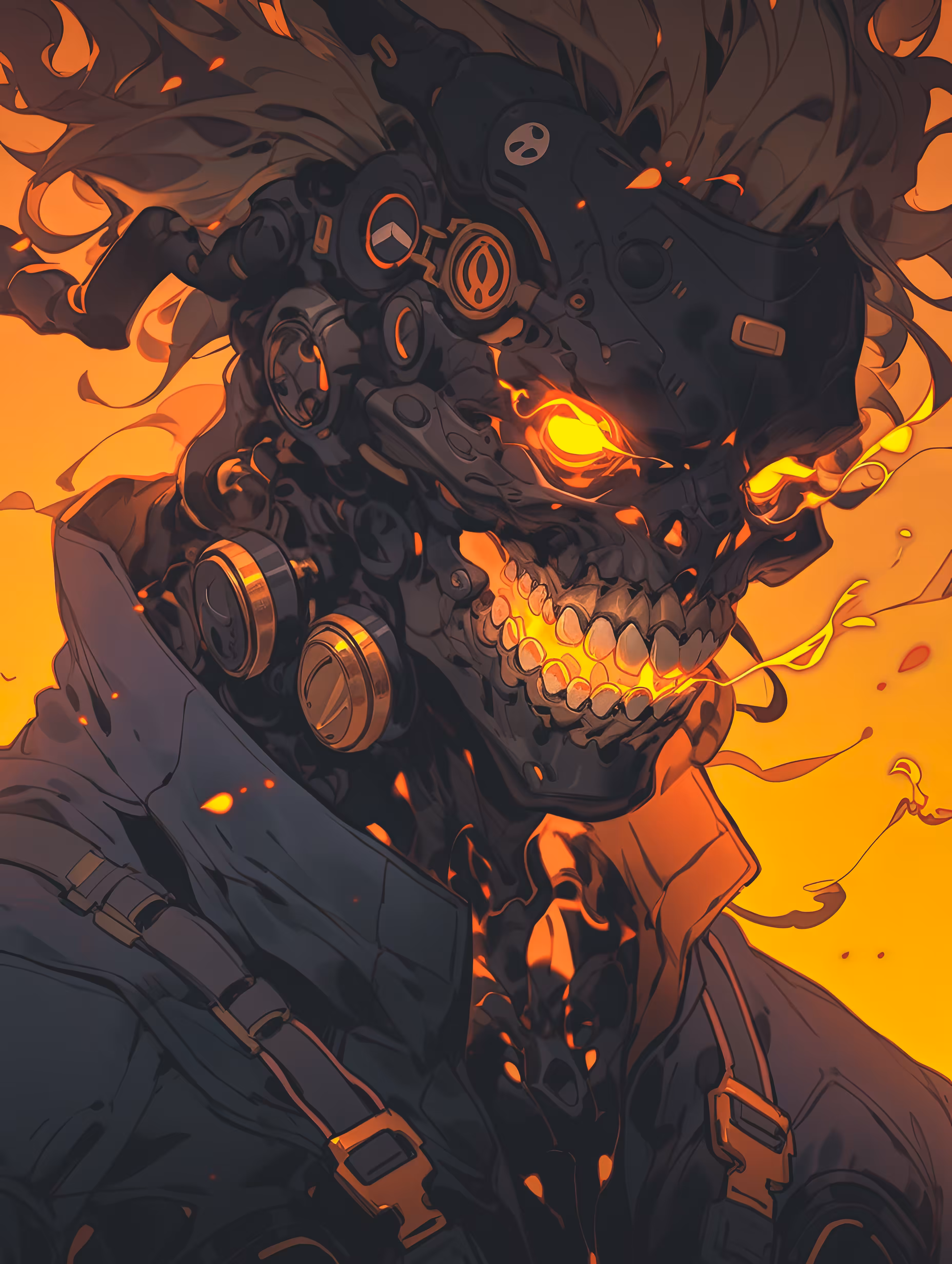 Orange Ghoul 1