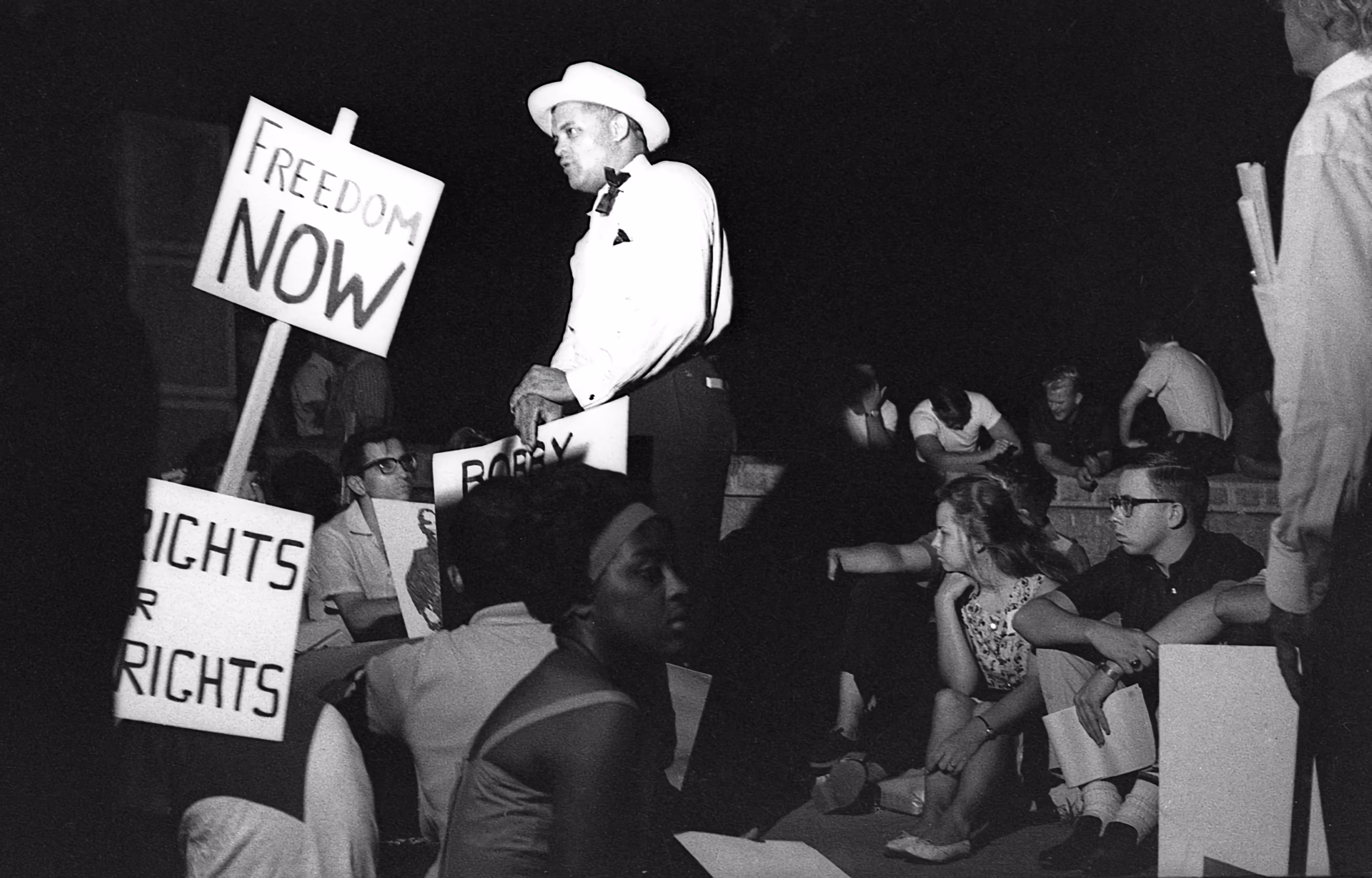 Civil Rights Demonstration - Austin, Texas in July, 1963