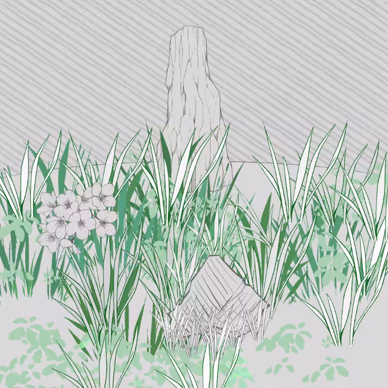Wild Grass and Rubble #183