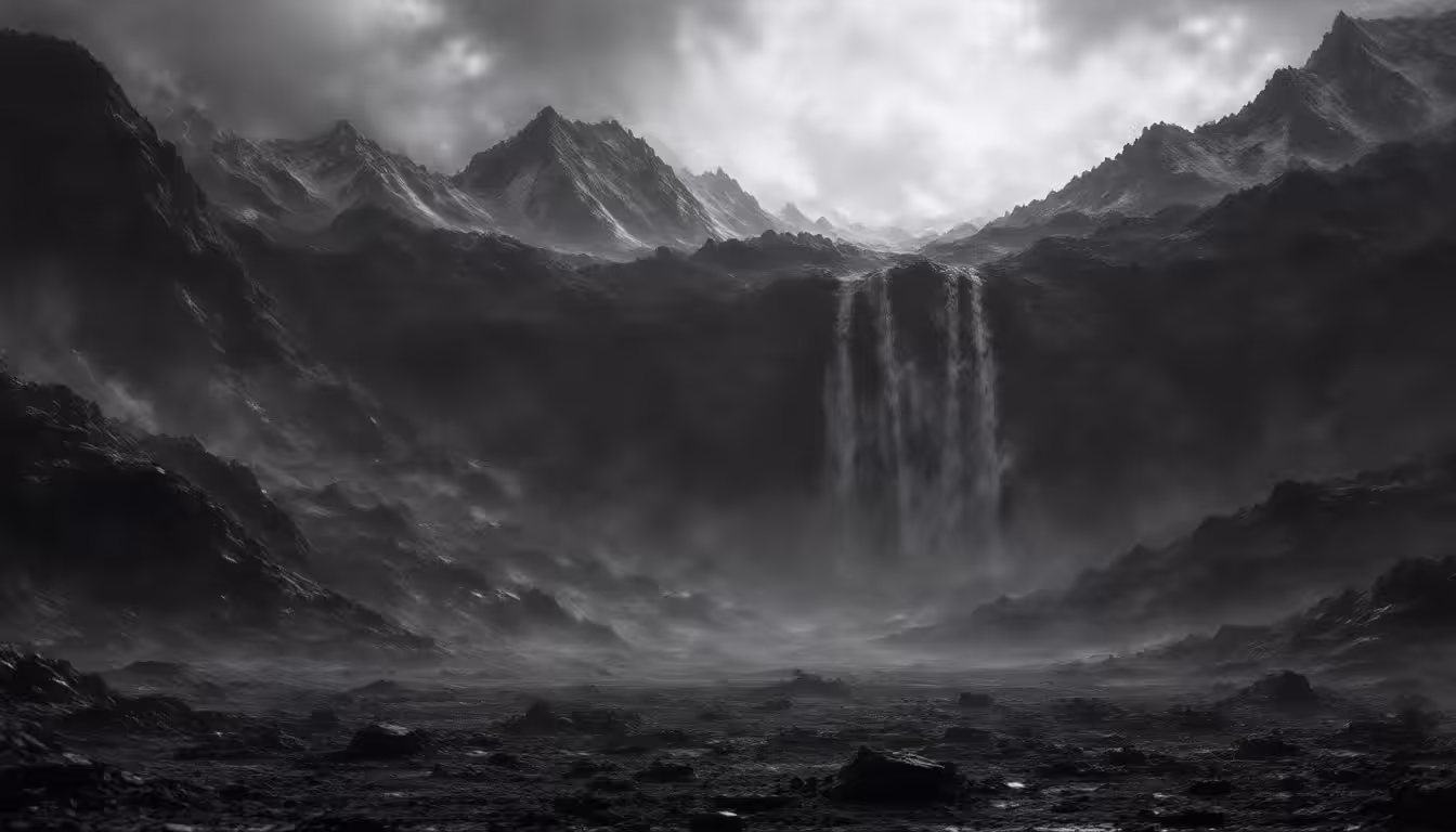 Majestic waterfall