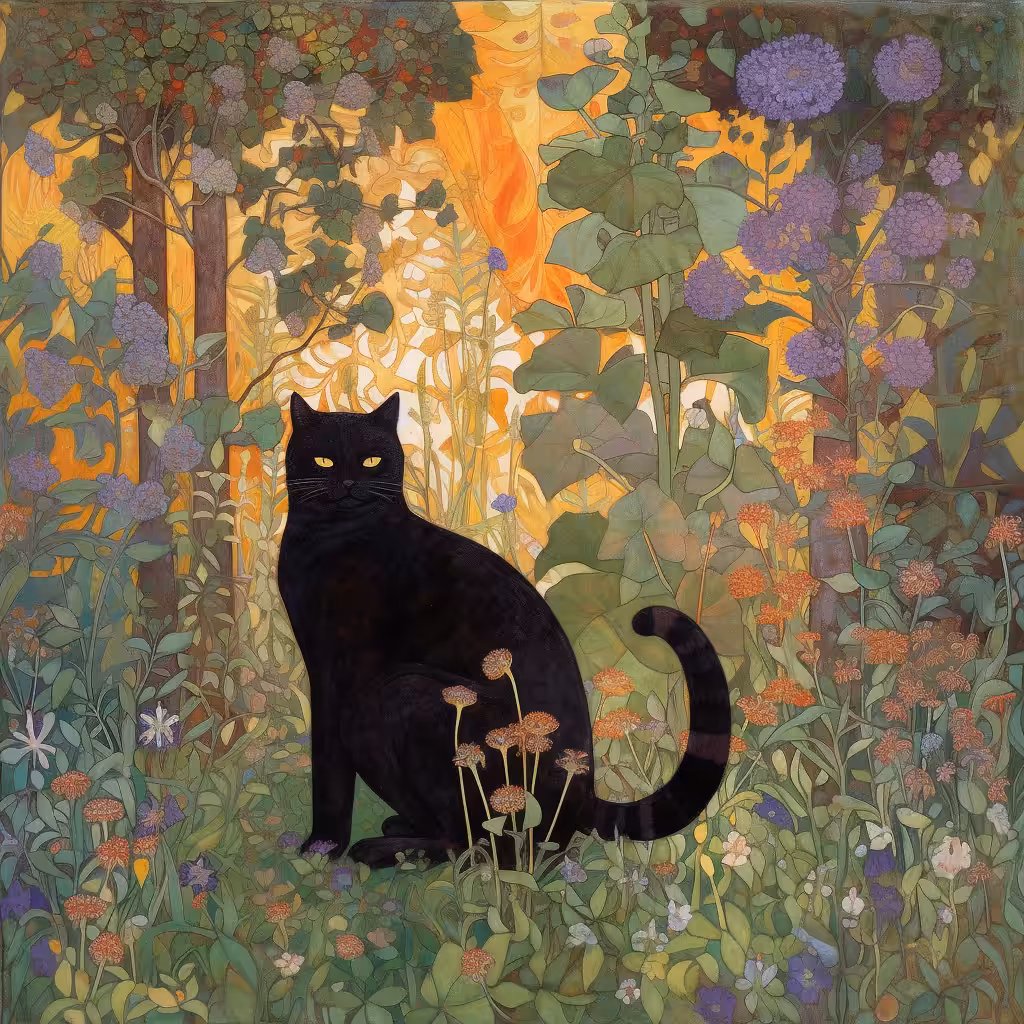 black cats are good luck