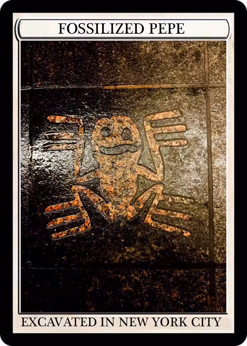 FOSSILIZED PEPE