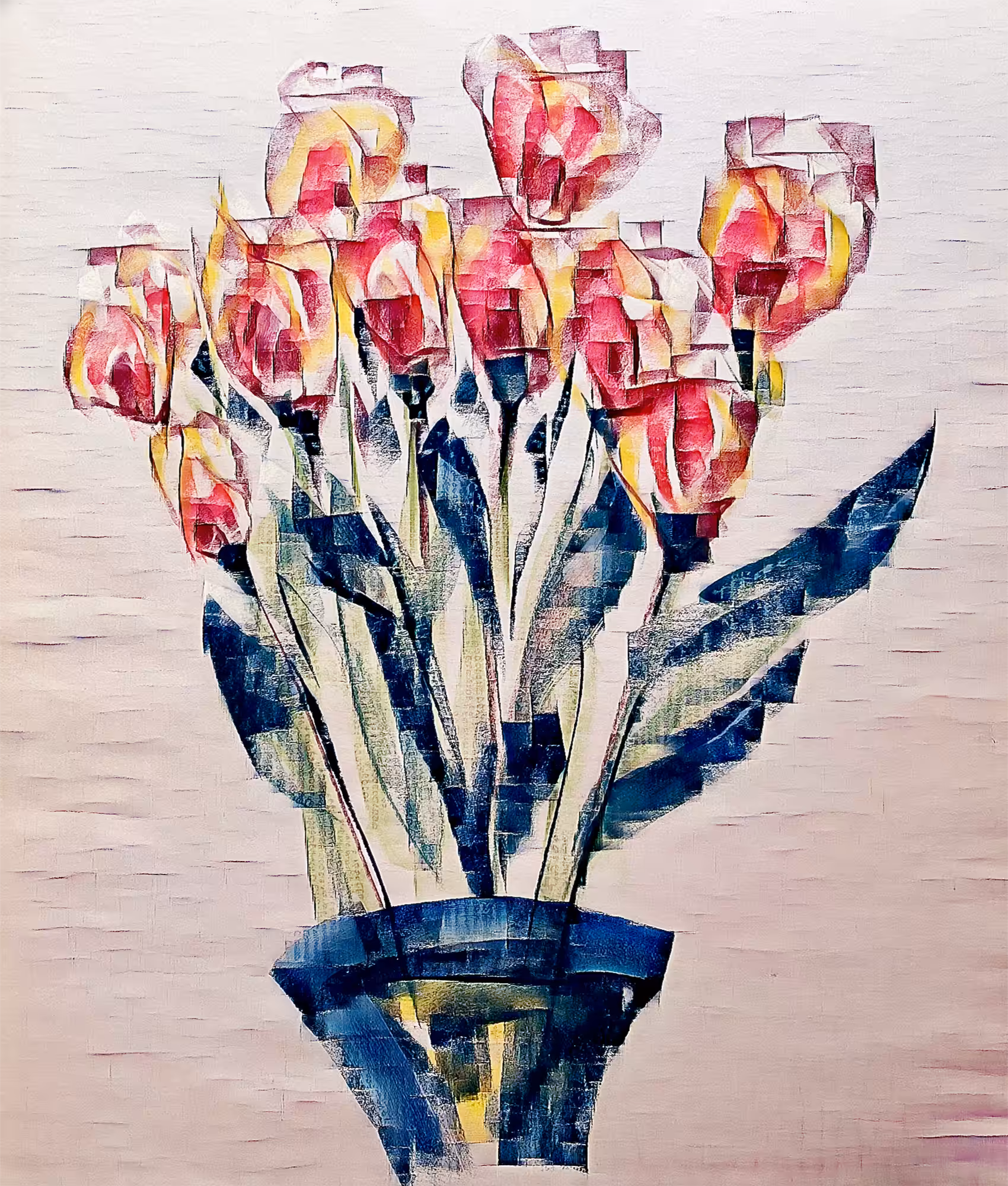 Faces of the Tulips