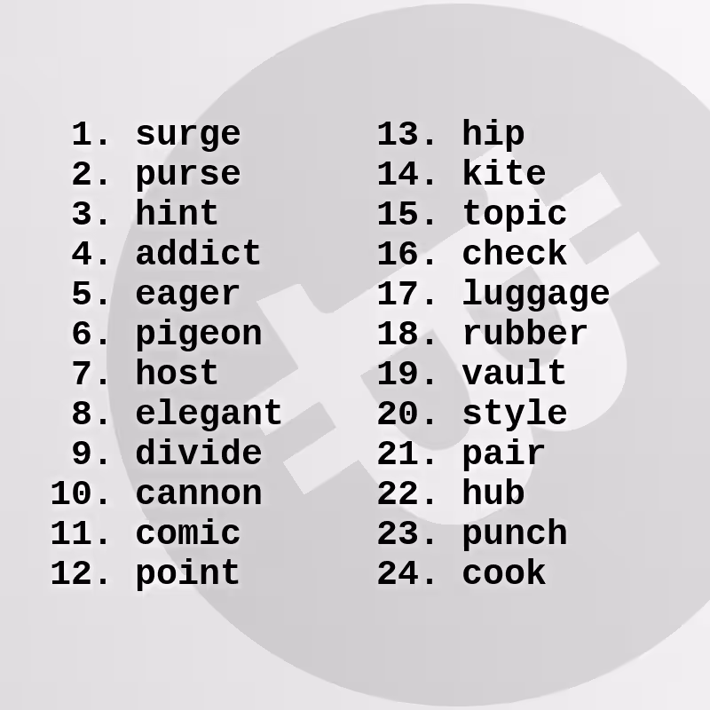 Crypto passphrase #6