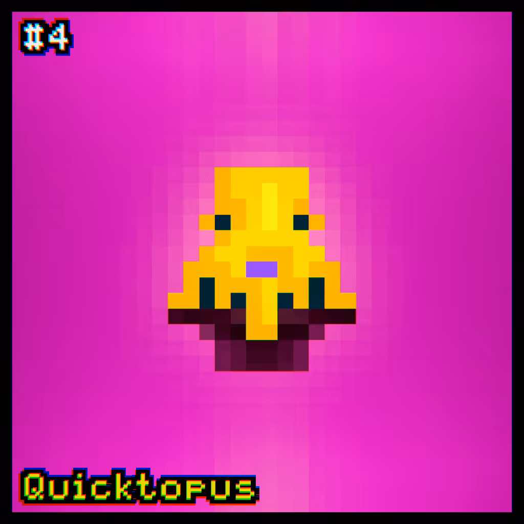 CryptoPixies #4 Quicktopus